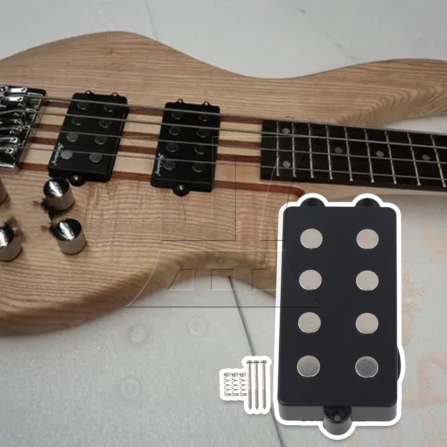 Noiseless Good Balance 4 String Bass Guitar Pickup NEW