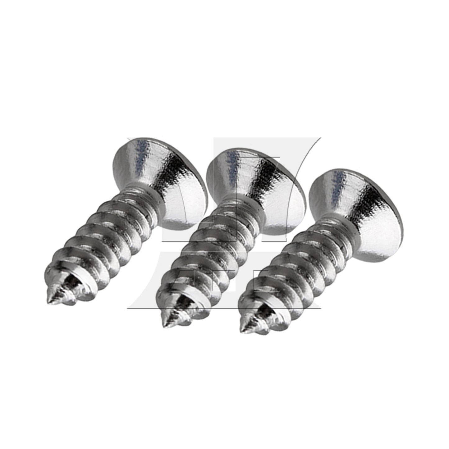 50 x Chrome Guitar Bass Pickguard Screws For Guitar