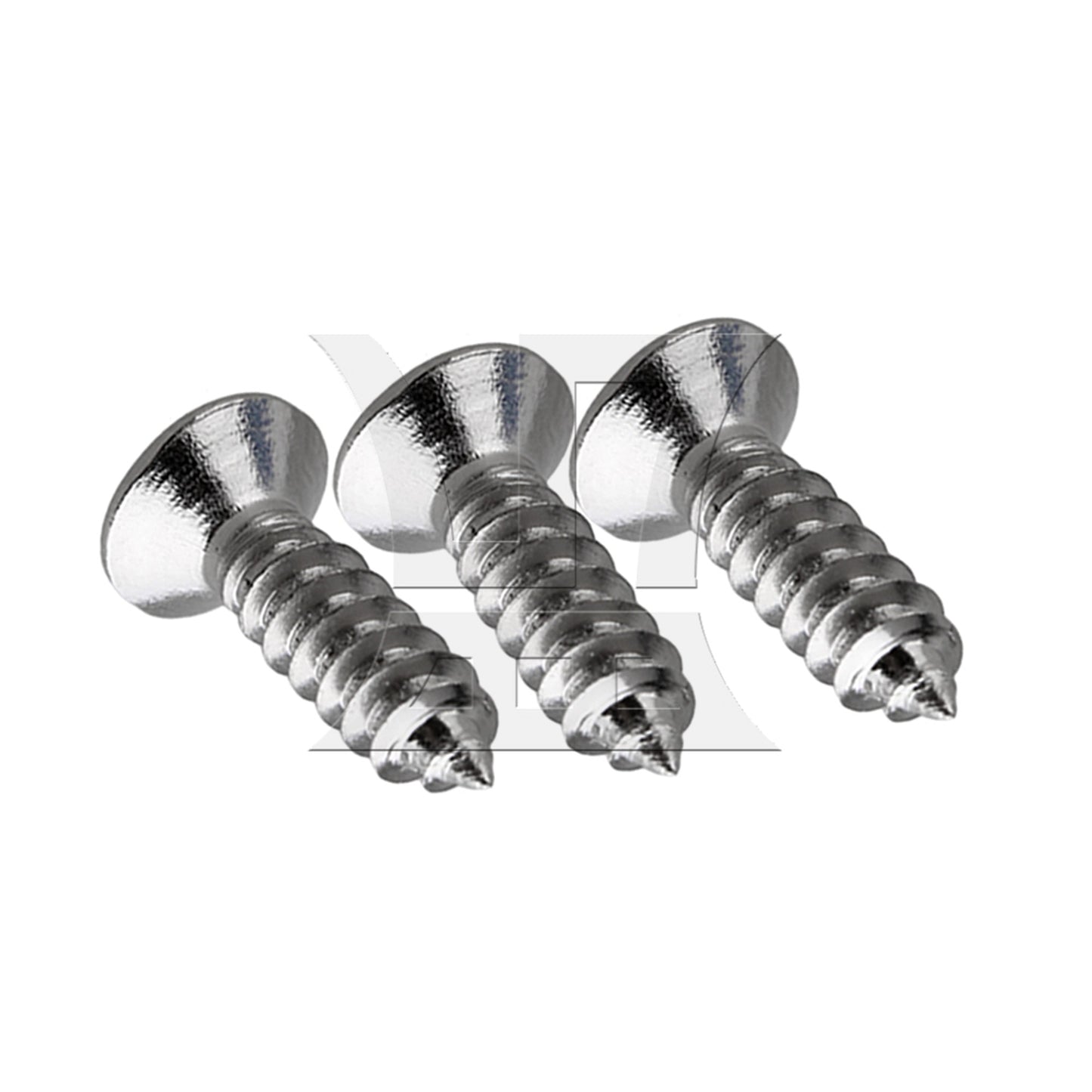 50 x Chrome Guitar Bass Pickguard Screws For Guitar