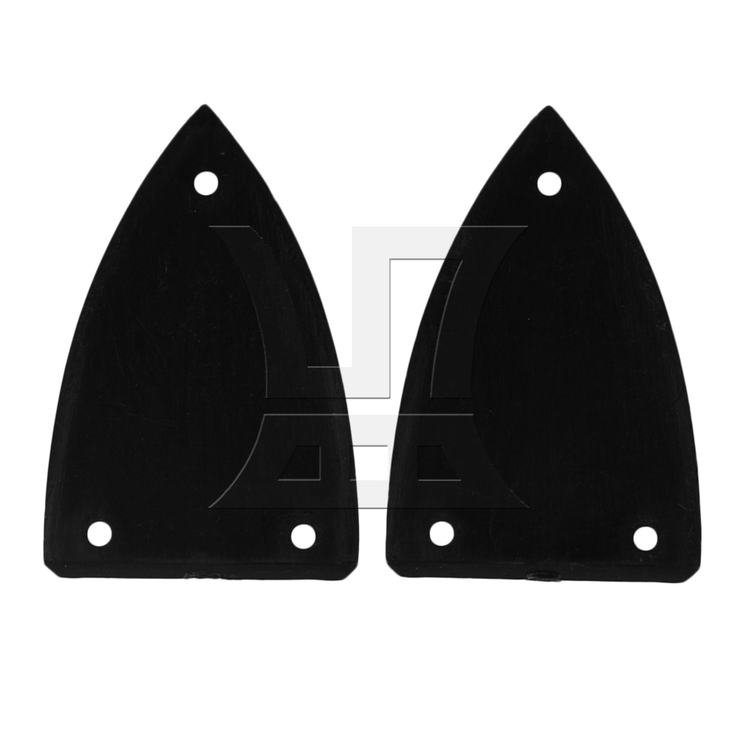 2Pieces BLACK 1 layer Triangle TRUSS ROD COVER FOR GUITAR