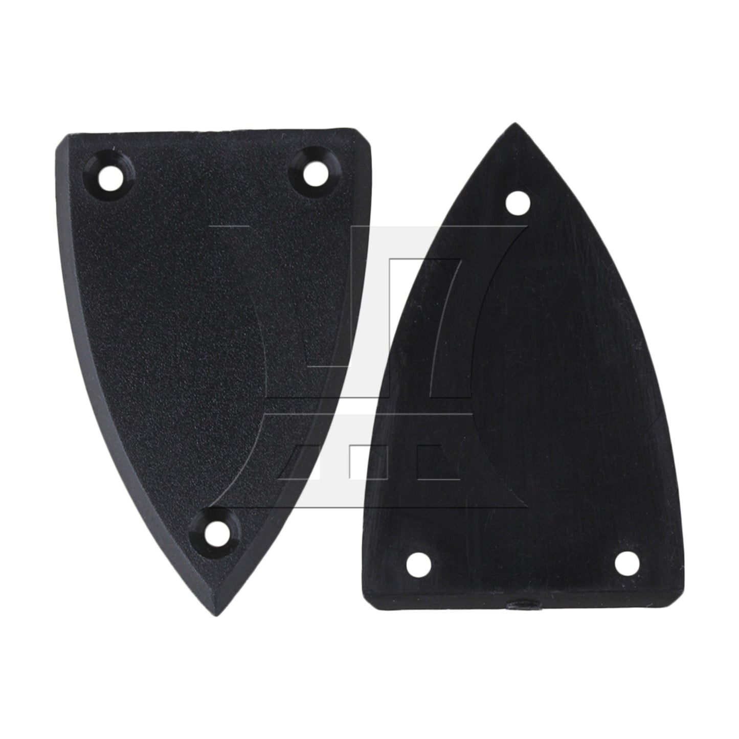 2Pieces BLACK 1 layer Triangle TRUSS ROD COVER FOR GUITAR
