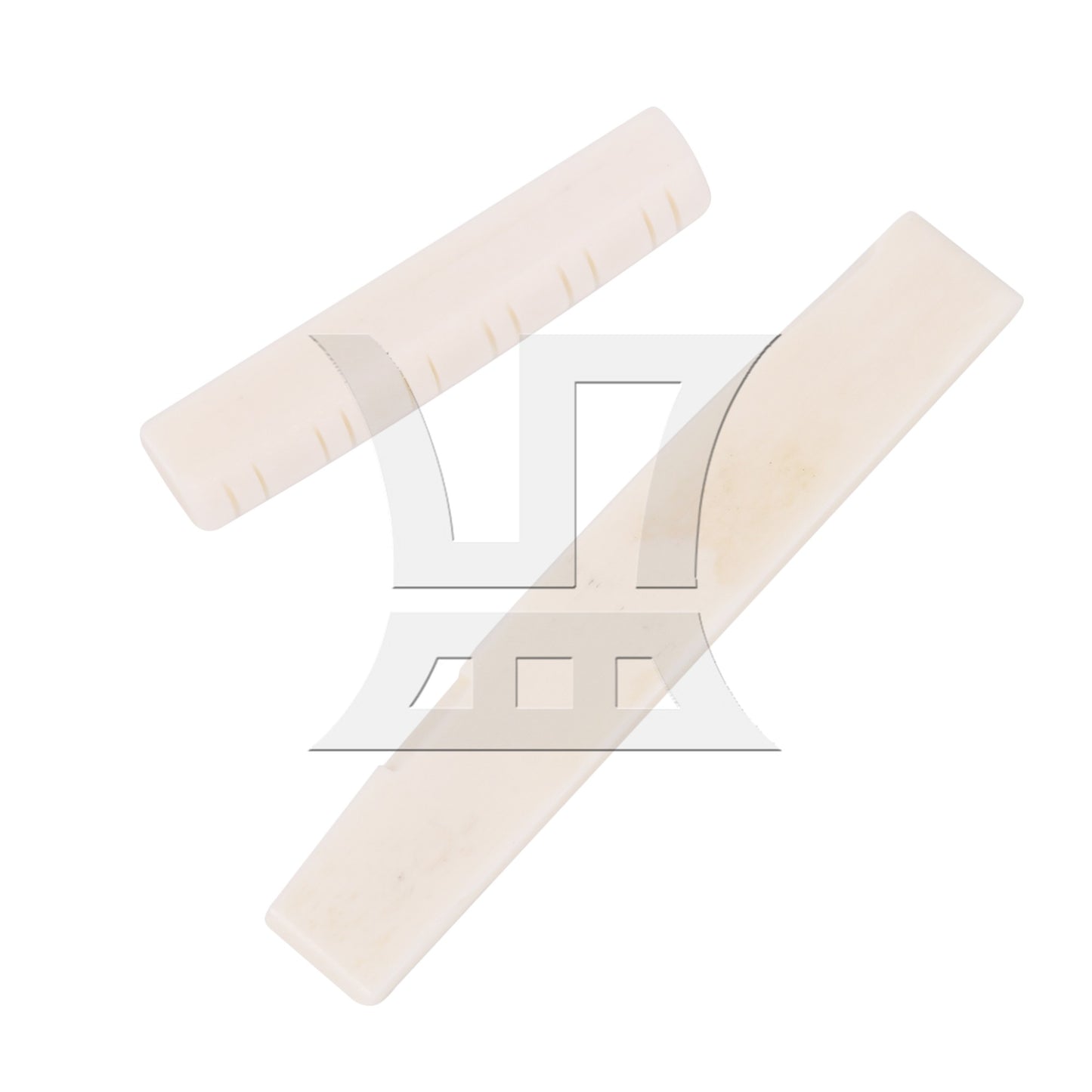 Bone Bridge Saddle And Nut For 12 String Acoustic Guitar