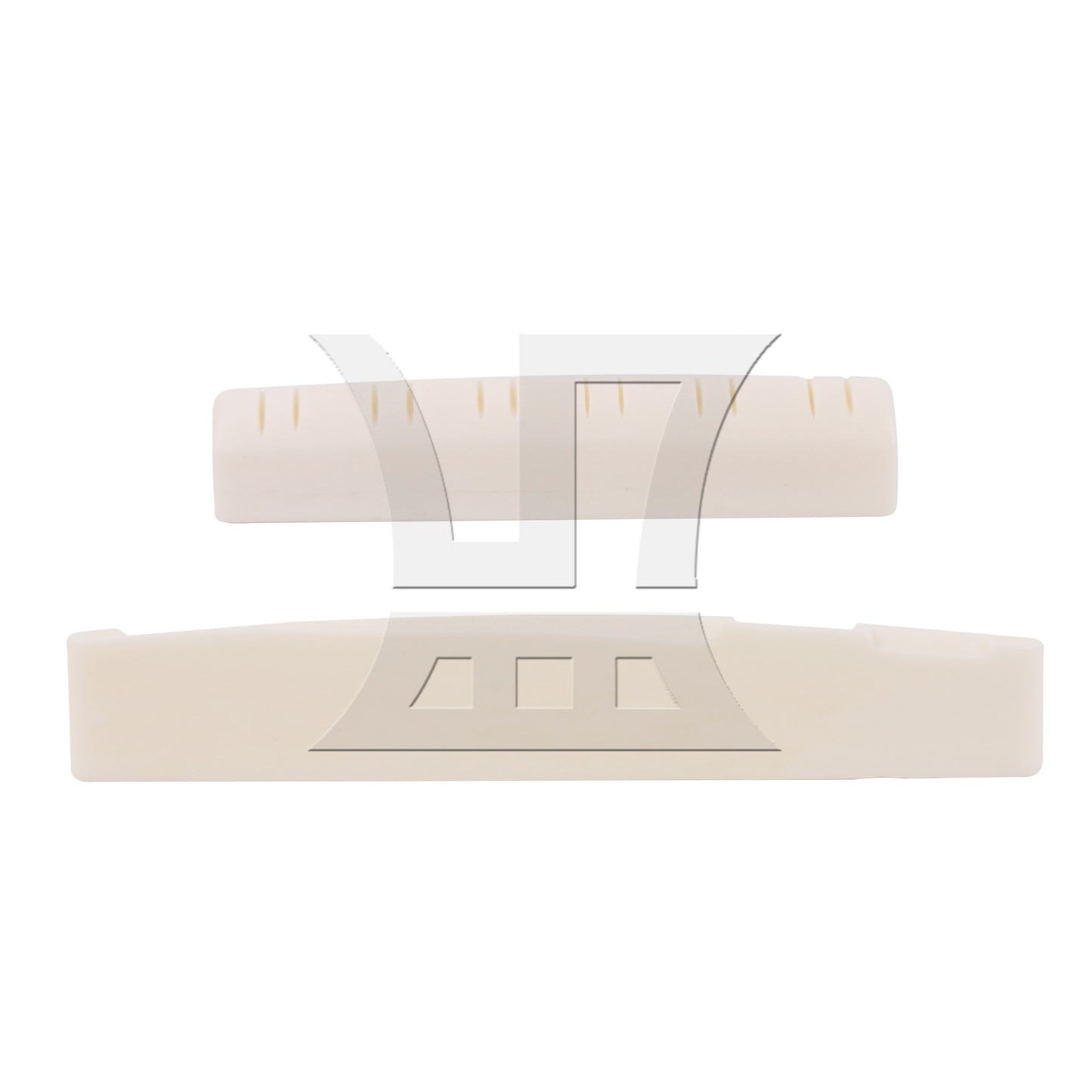 Bone Bridge Saddle And Nut For 12 String Acoustic Guitar