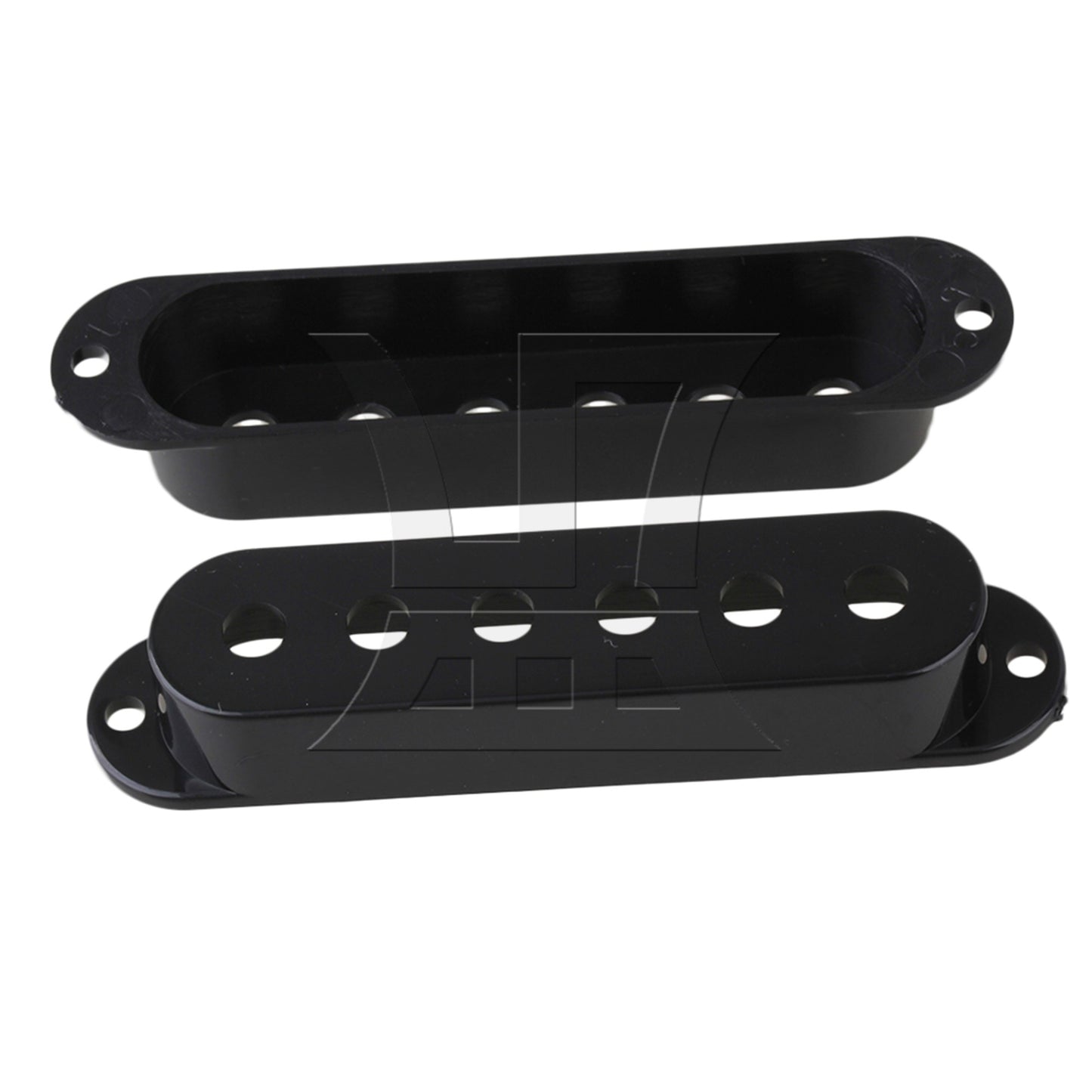 Black SET OF 3 PICKUP COVERS FOR Electric Guitar Pickup