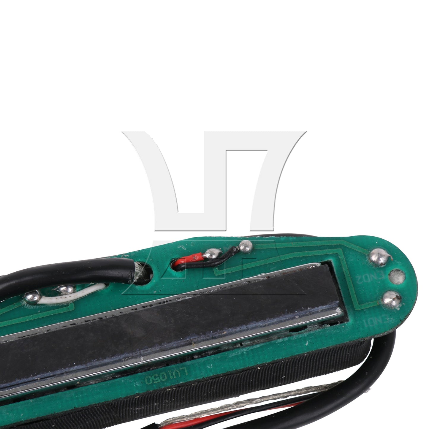 Pickup Double Coil Black Silver 3.26x0.90inch