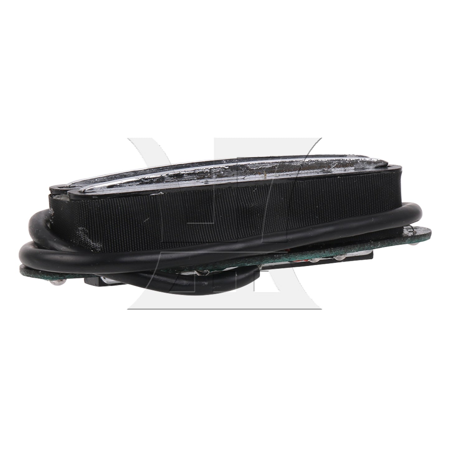 Pickup Double Coil Black Silver 3.26x0.90inch