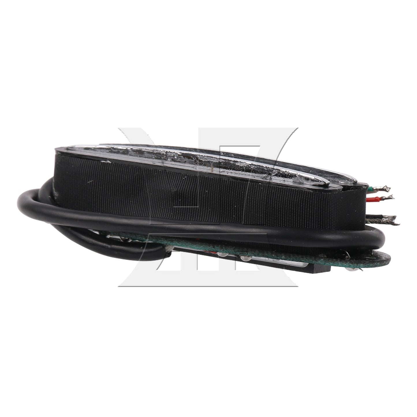 Pickup Double Coil Black Silver 3.26x0.90inch