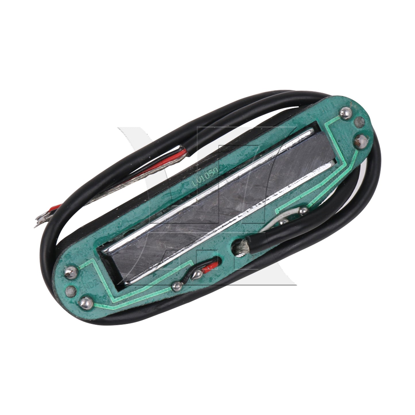 Pickup Double Coil Black Silver 3.26x0.90inch