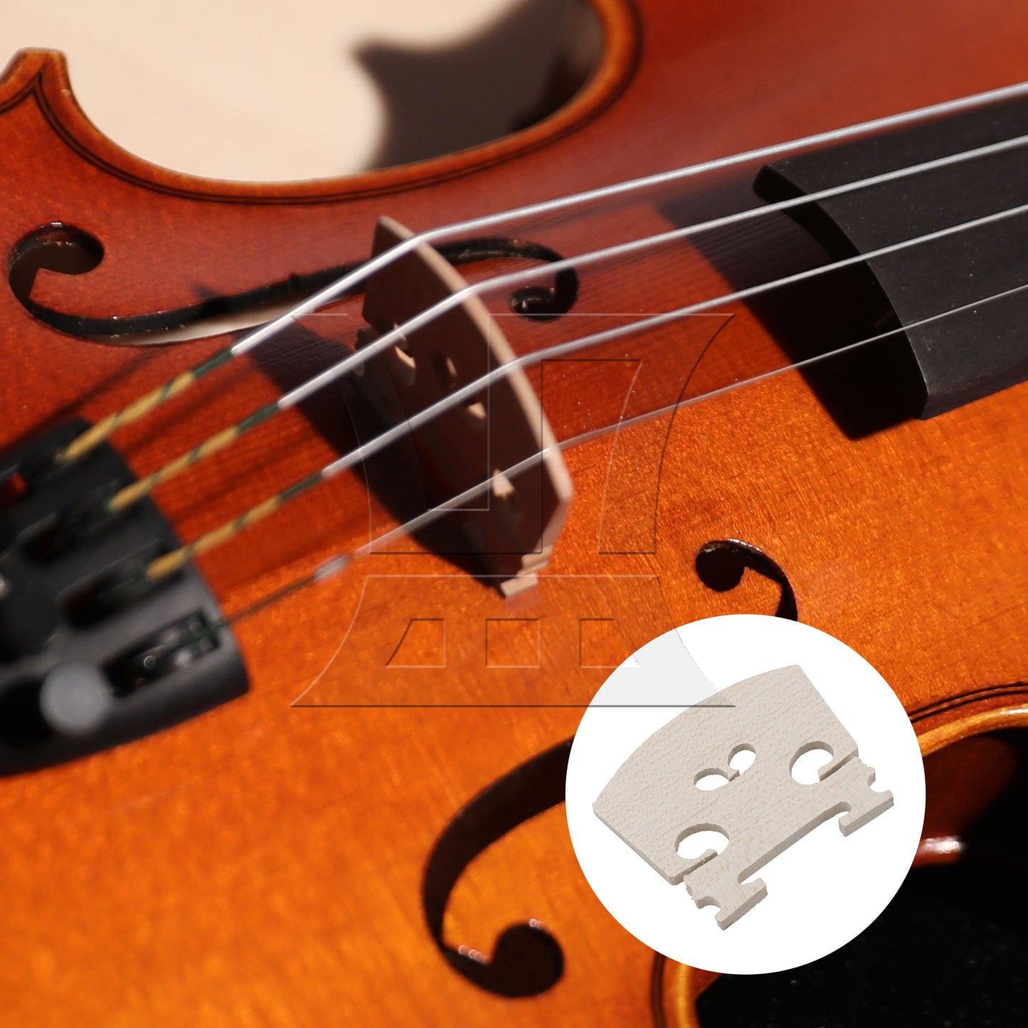 3PCS 4/4 Full Size Violin / Fiddle Bridge