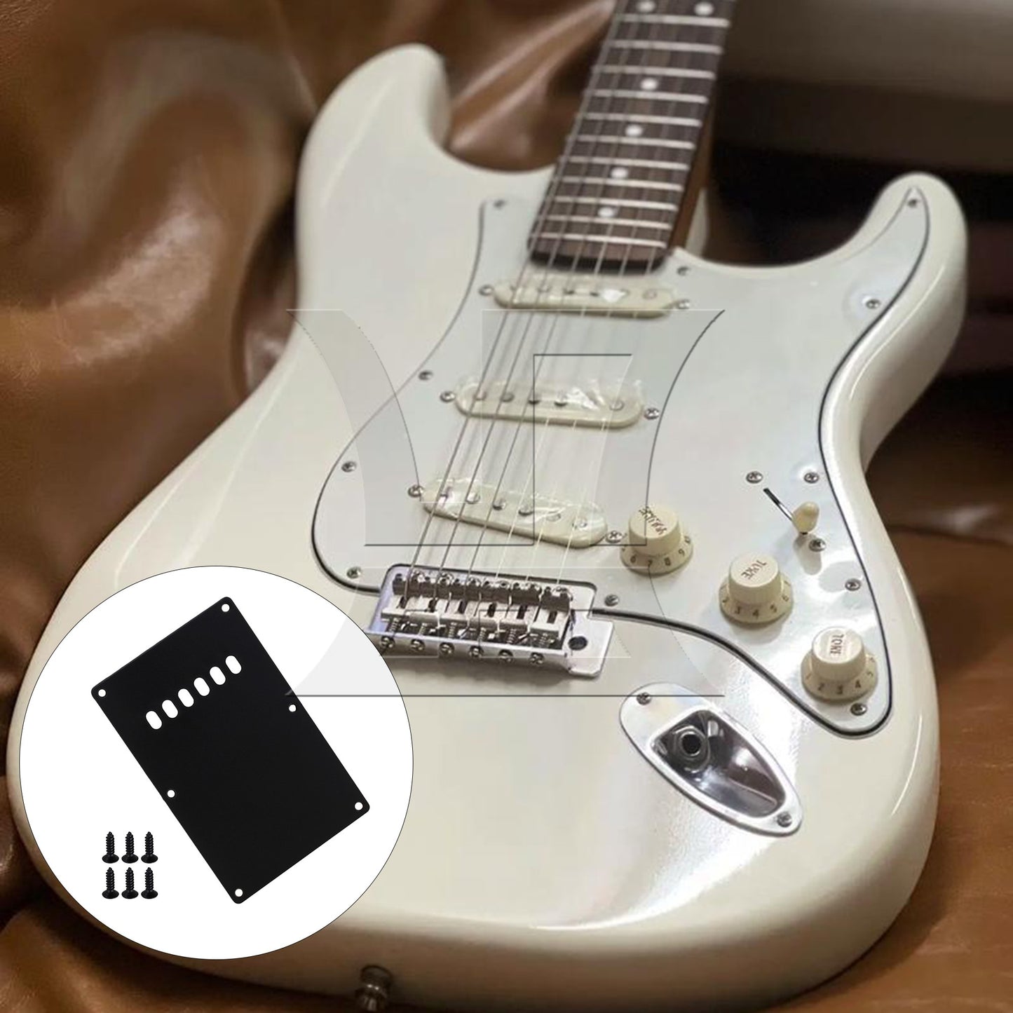 Black Guitar Tremolo Spring Cover For Electric Guitar