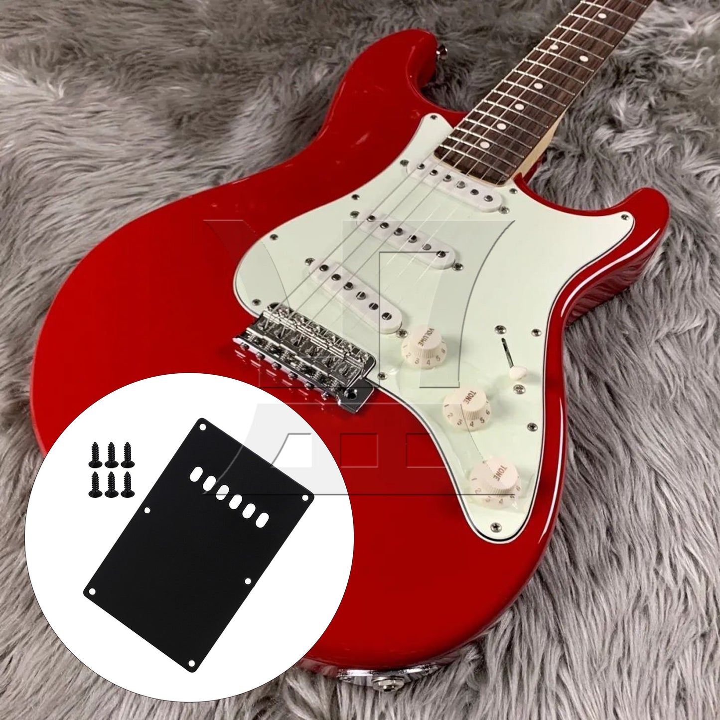 Black Guitar Tremolo Spring Cover For Electric Guitar