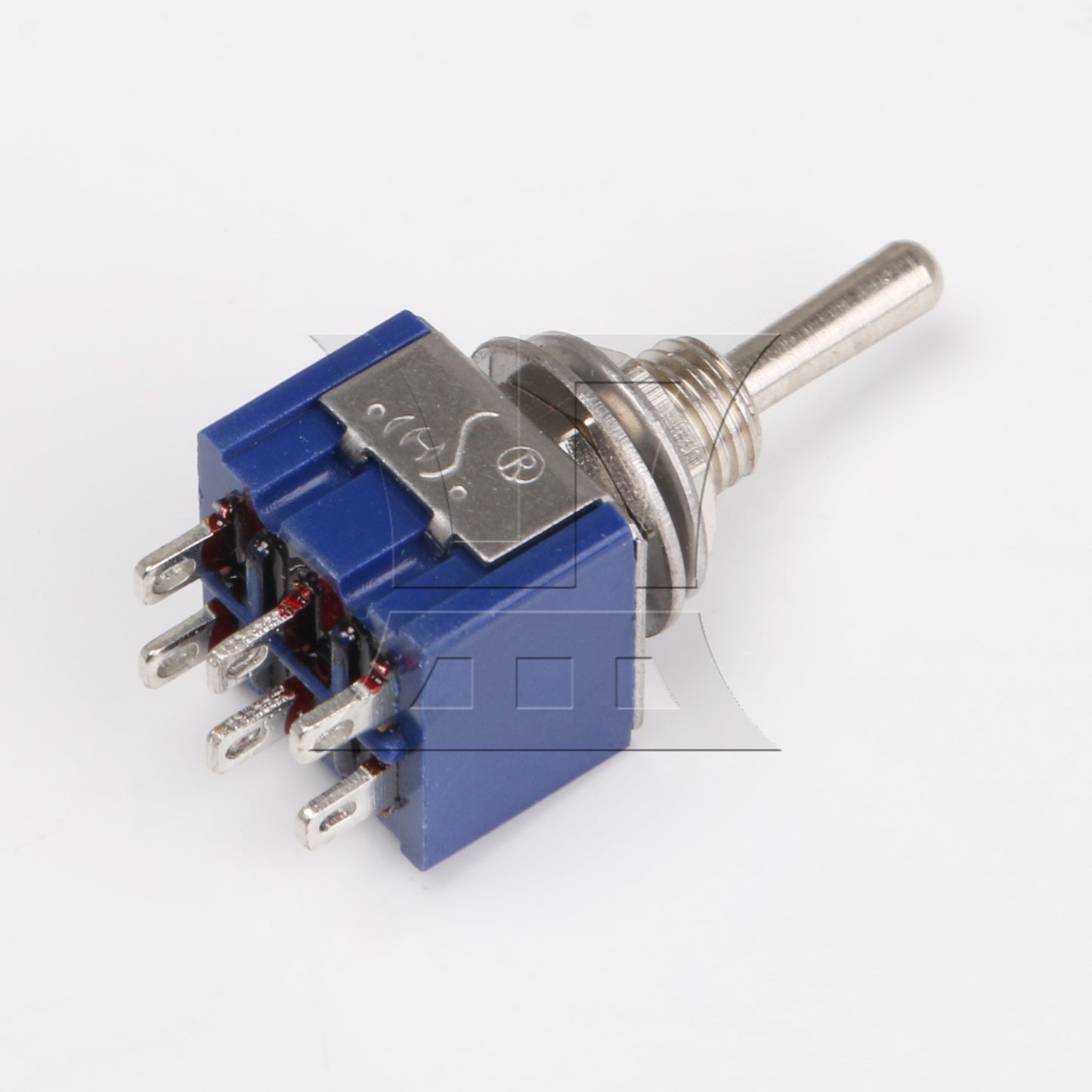 2pcs Blue Electirc 3 Position Toggle Switch DPDT AC 125V 6A TGB3