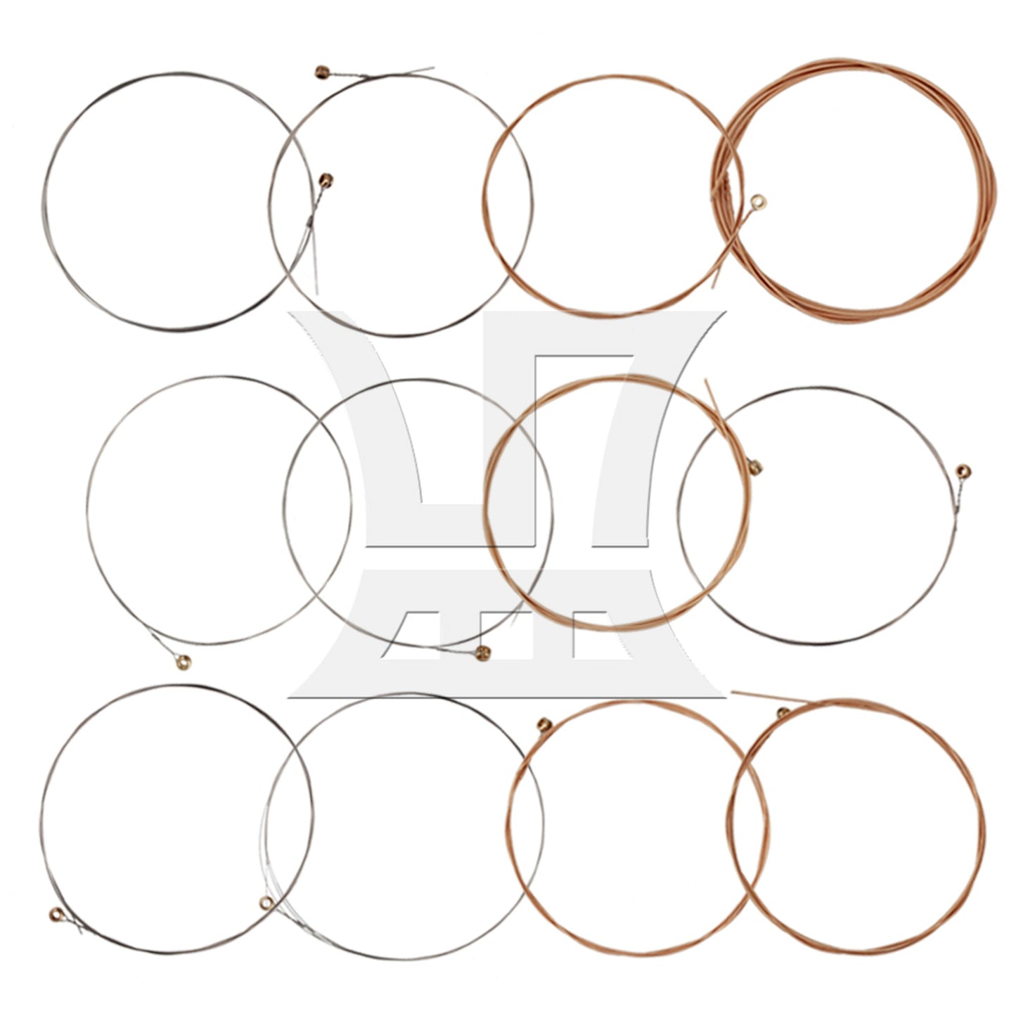 12-String Acoustic Guitar Strings Coated Copper wound Set