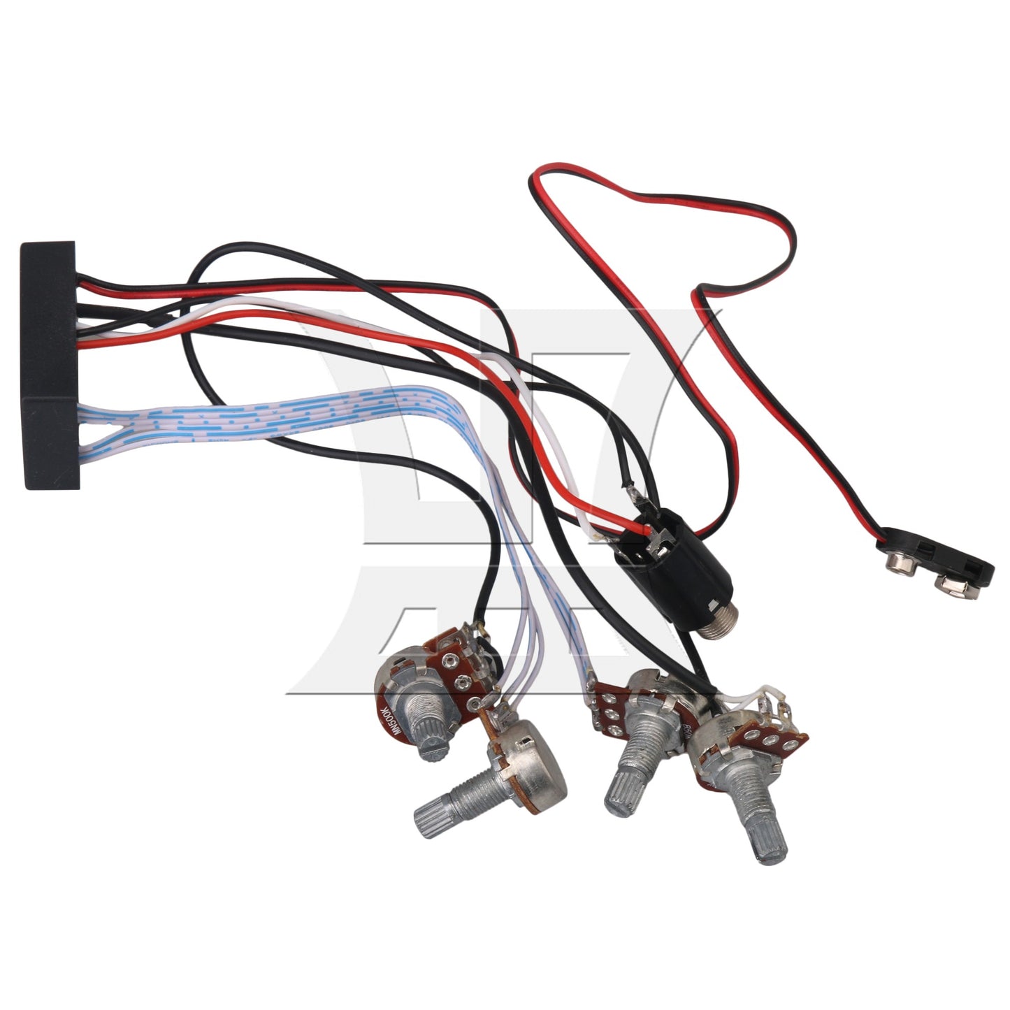 2 Band Preamp Circuit for Active Bass Pickup/ Amplifying circuit