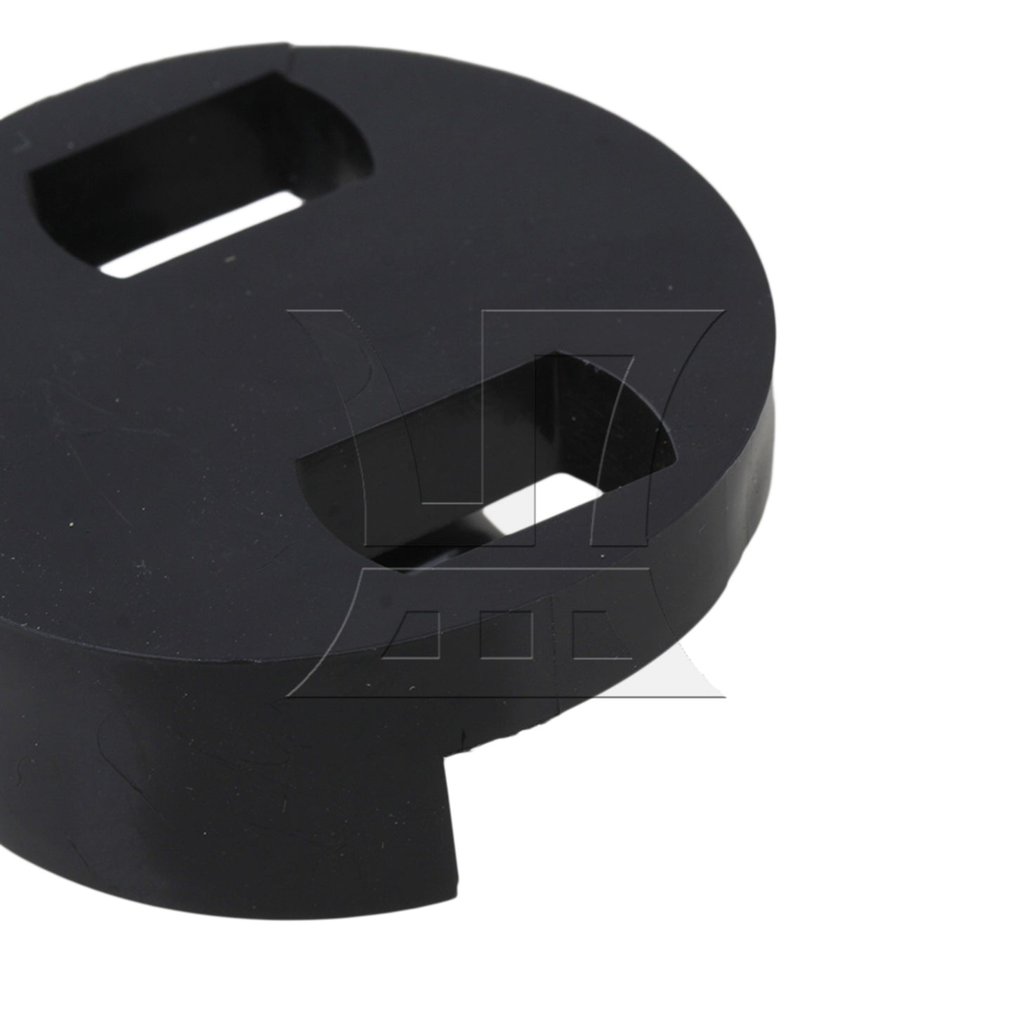 Round Style Rubber Mute For String Double Bass Blk