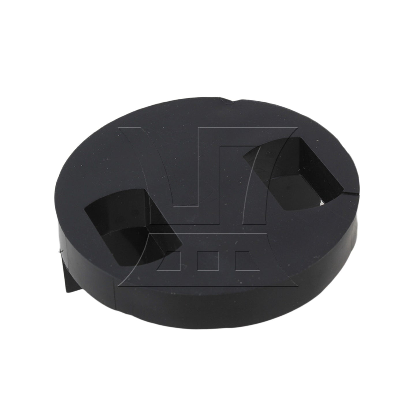 Round Style Rubber Mute For String Double Bass Blk