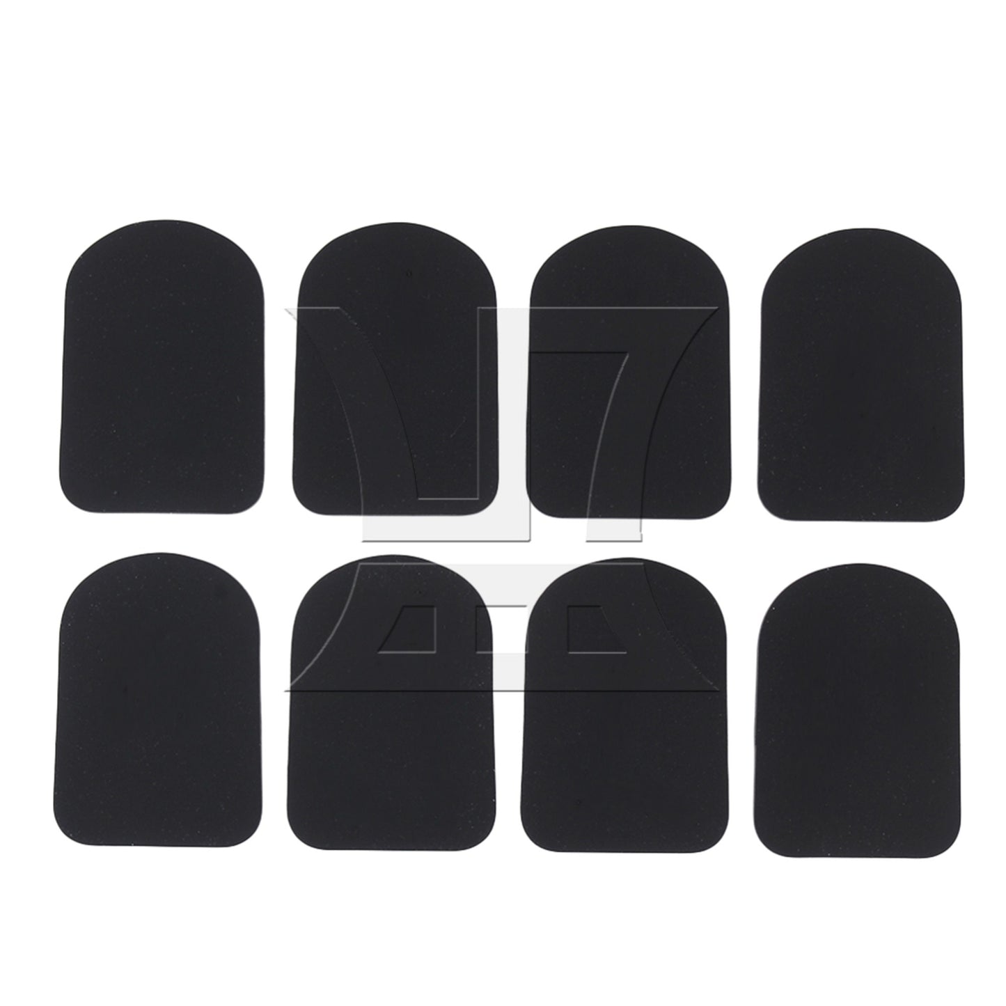 8 Alto/Tenor Saxophone Mouthpiece patches pads black