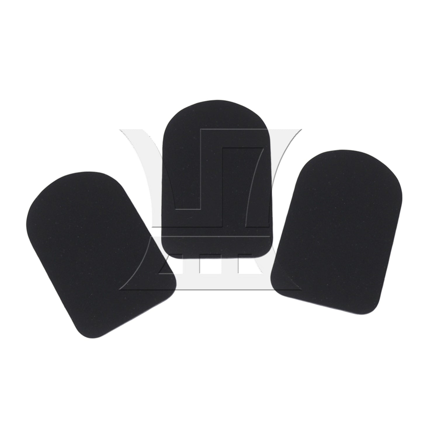 8 Alto/Tenor Saxophone Mouthpiece patches pads black