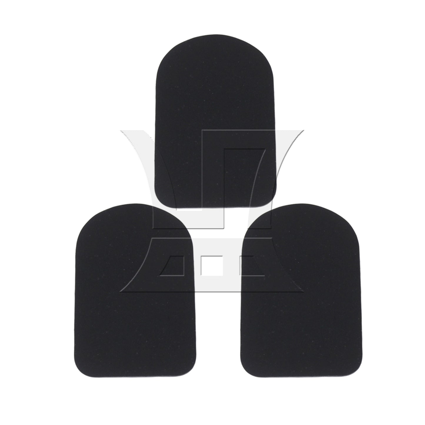 8 Alto/Tenor Saxophone Mouthpiece patches pads black