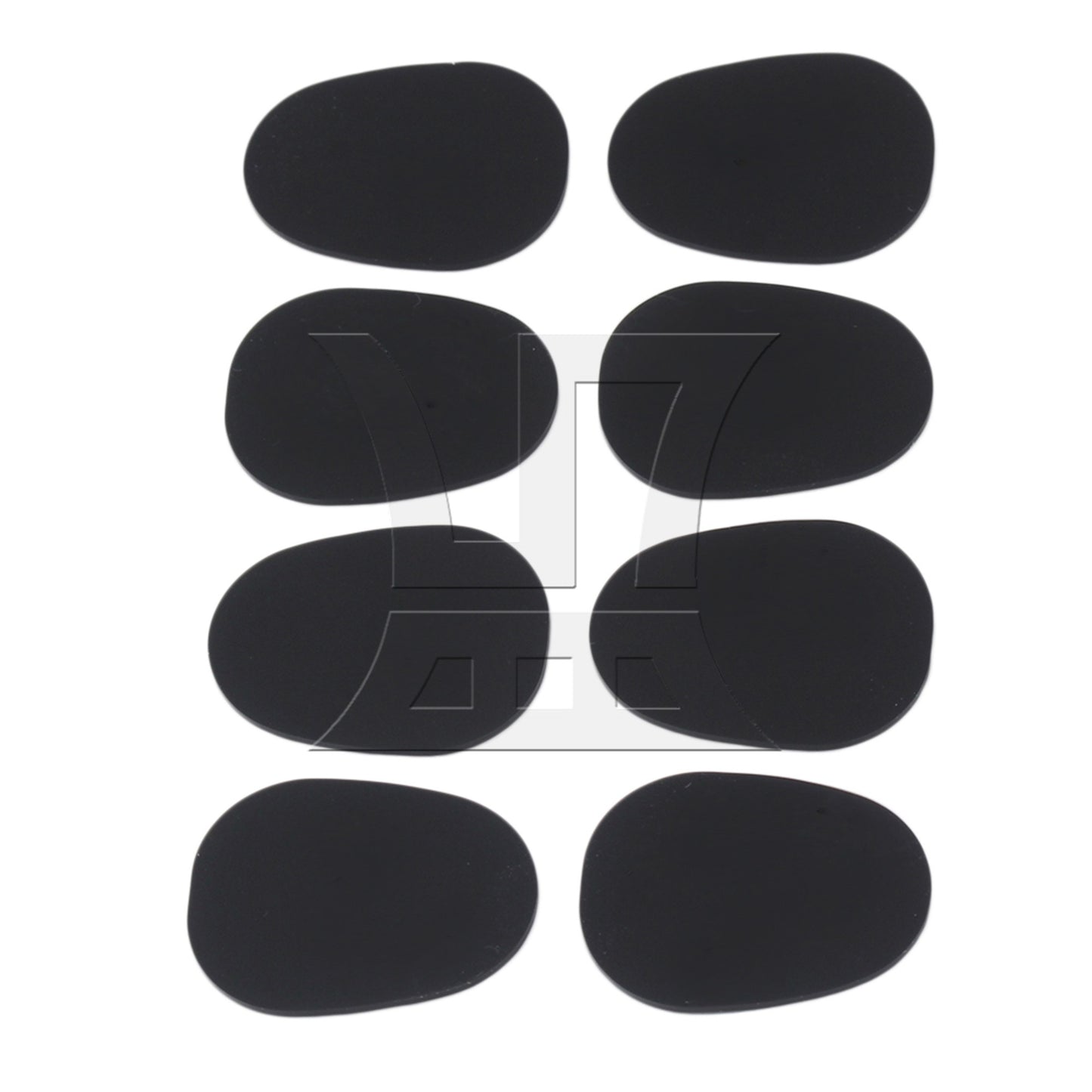8 Alto/Tenor Saxophone Mouthpiece patches pads black