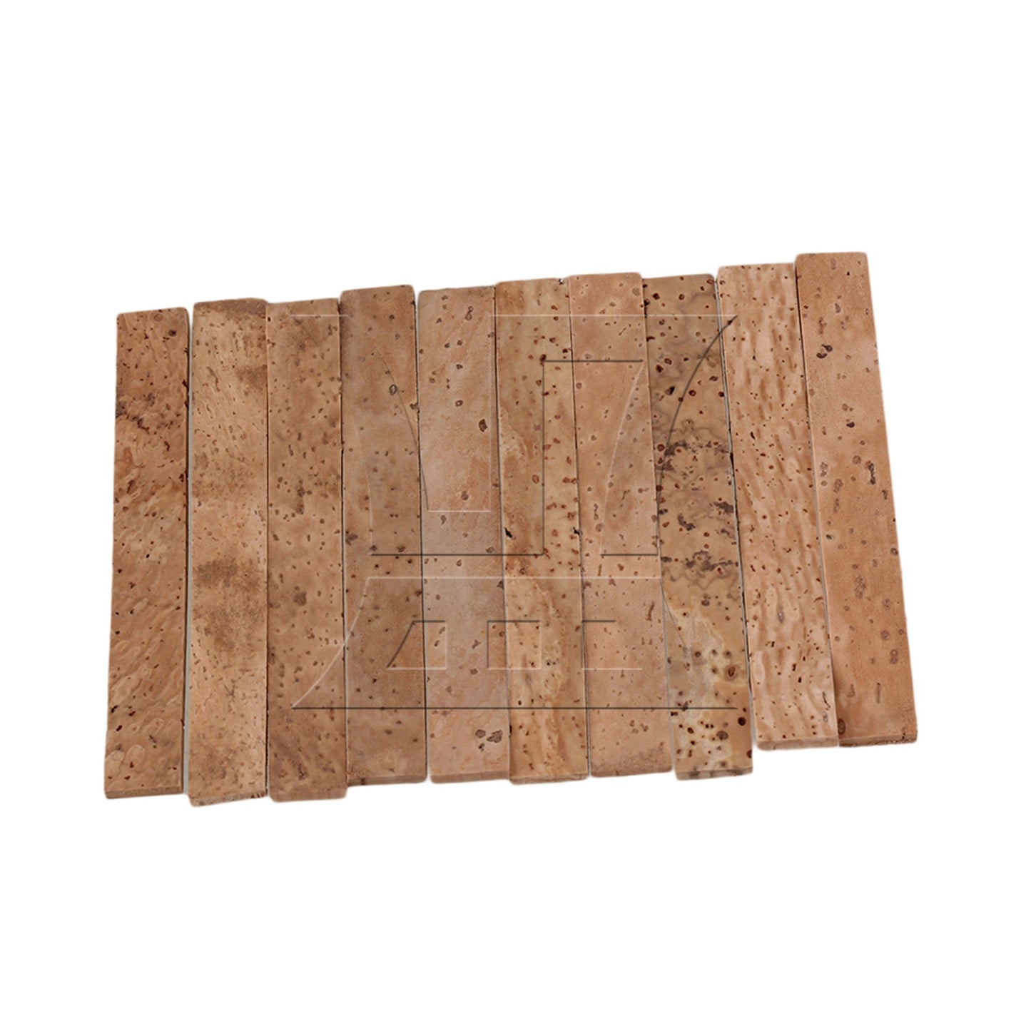 10PCS Natural Clarinet Neck Cork Sheet 8.1x1.15cm