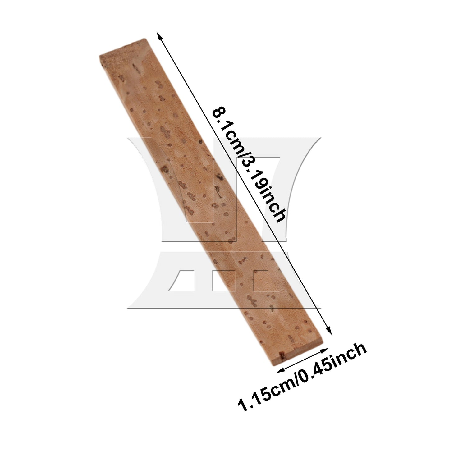10PCS Natural Clarinet Neck Cork Sheet 8.1x1.15cm