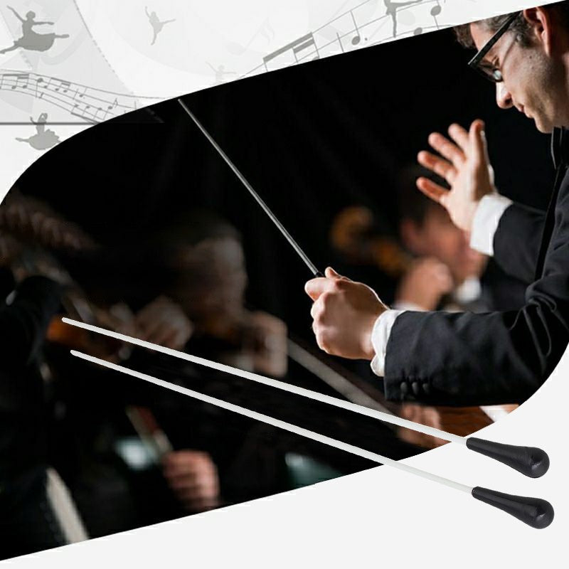 2x NEW 15" Music Conductor's Baton w/ black ABS handle