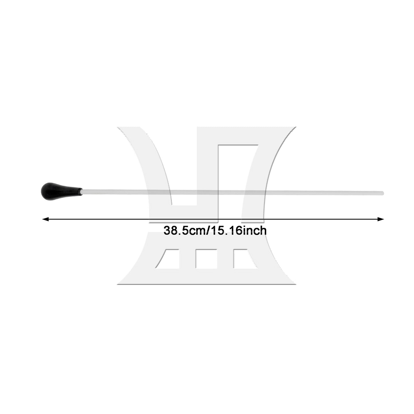 2x NEW 15" Music Conductor's Baton w/ black ABS handle