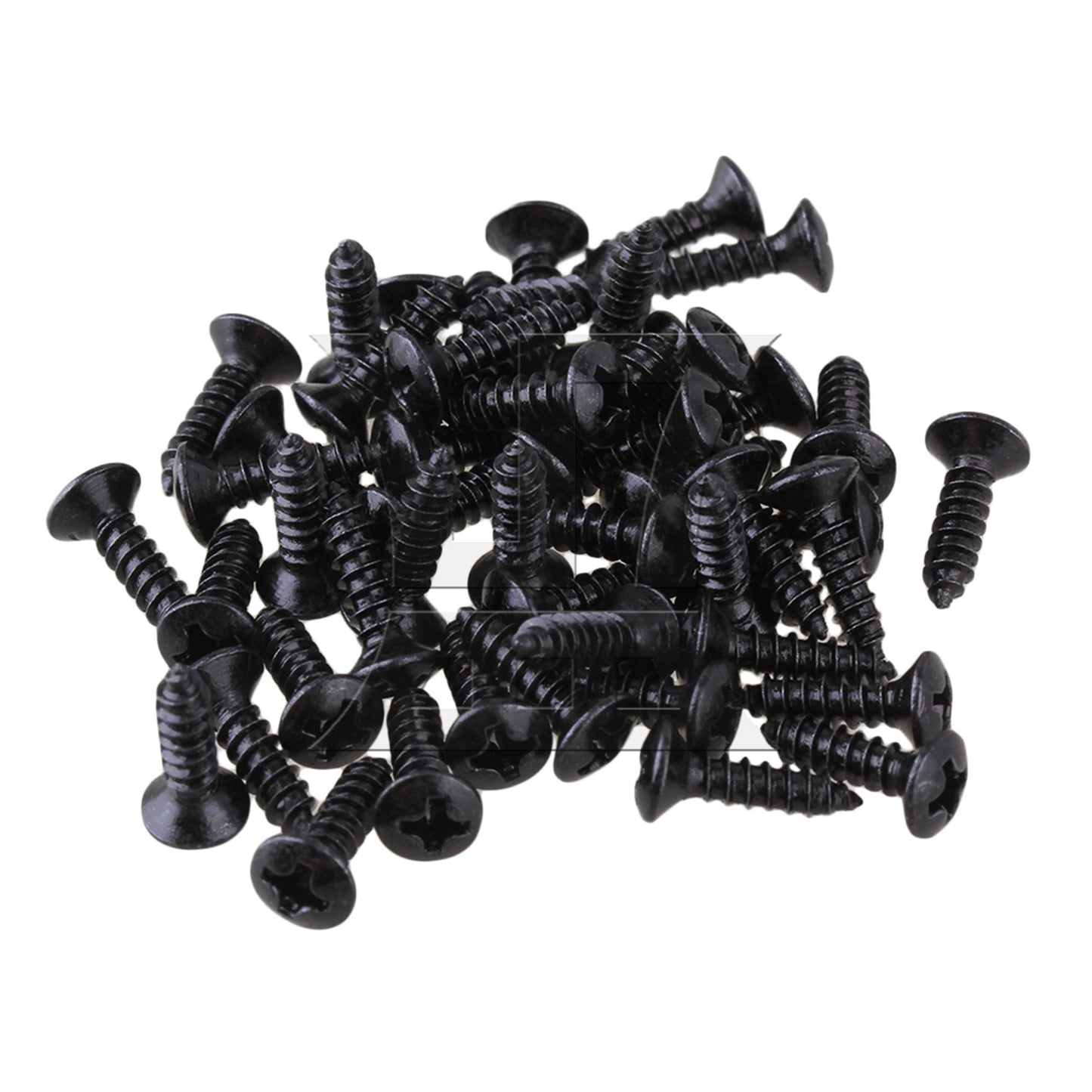 50 x Chrome Guitar Bass Pickguard Screws For Guitar