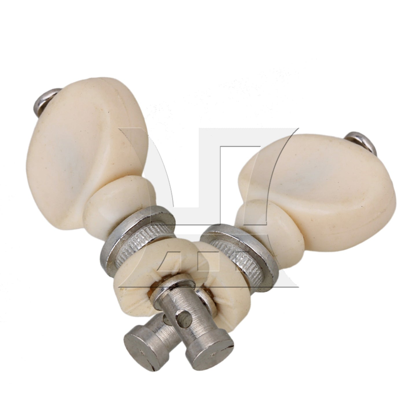 WHITE 4PCS UKULELE TUNING PEGS PIN MACHINES TUNERS