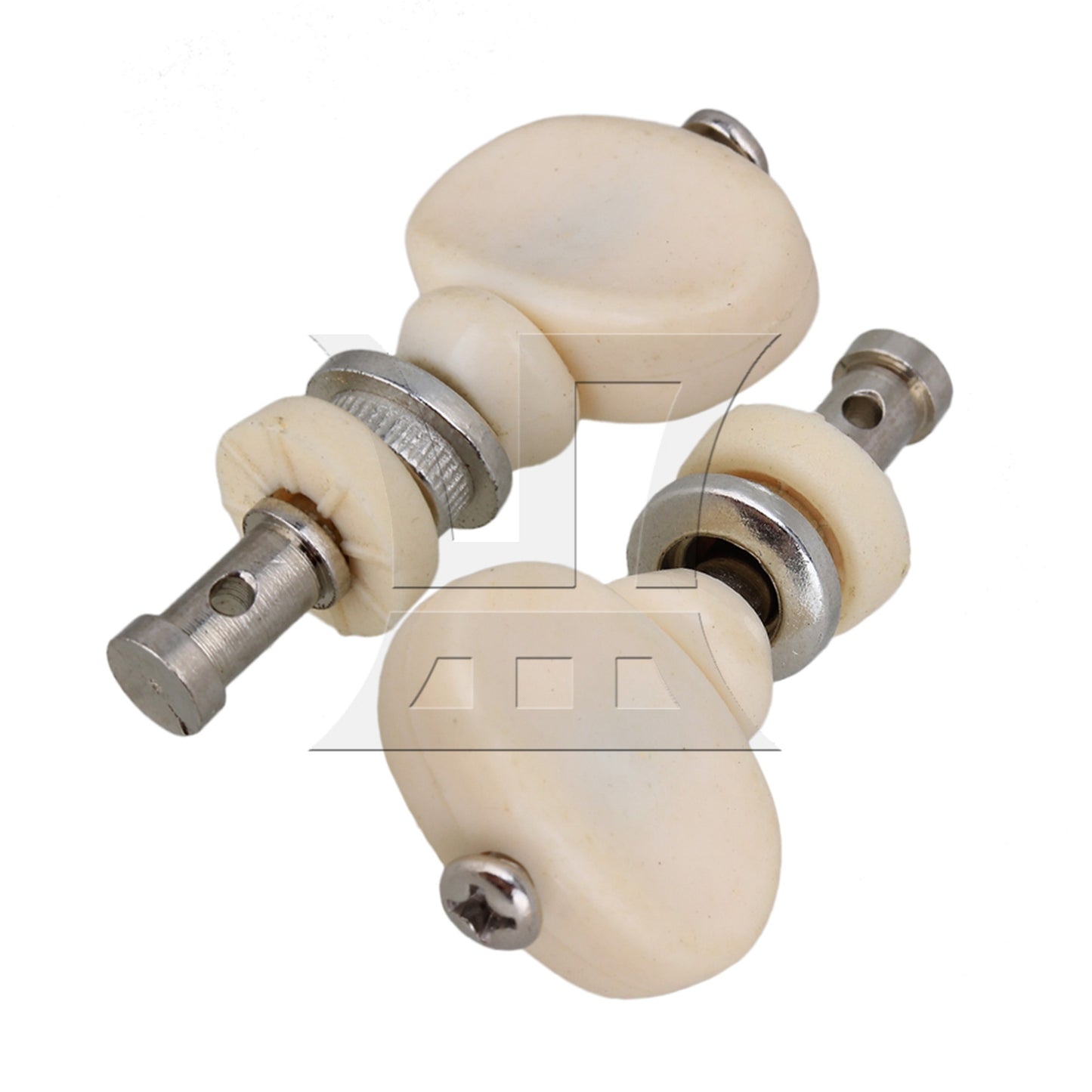 WHITE 4PCS UKULELE TUNING PEGS PIN MACHINES TUNERS