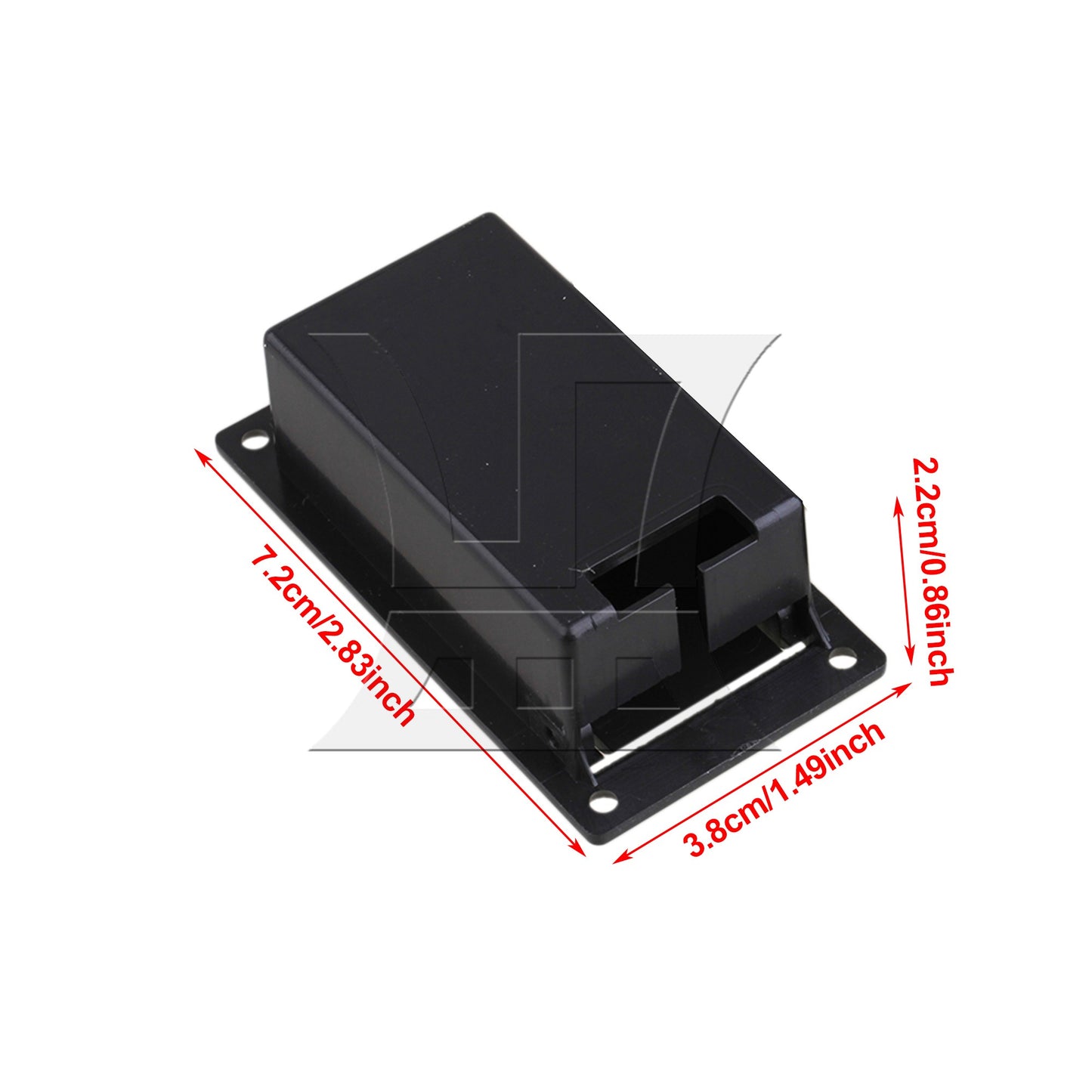 2Pcs 9V Case Box Compartment Cover For Guitar Bass
