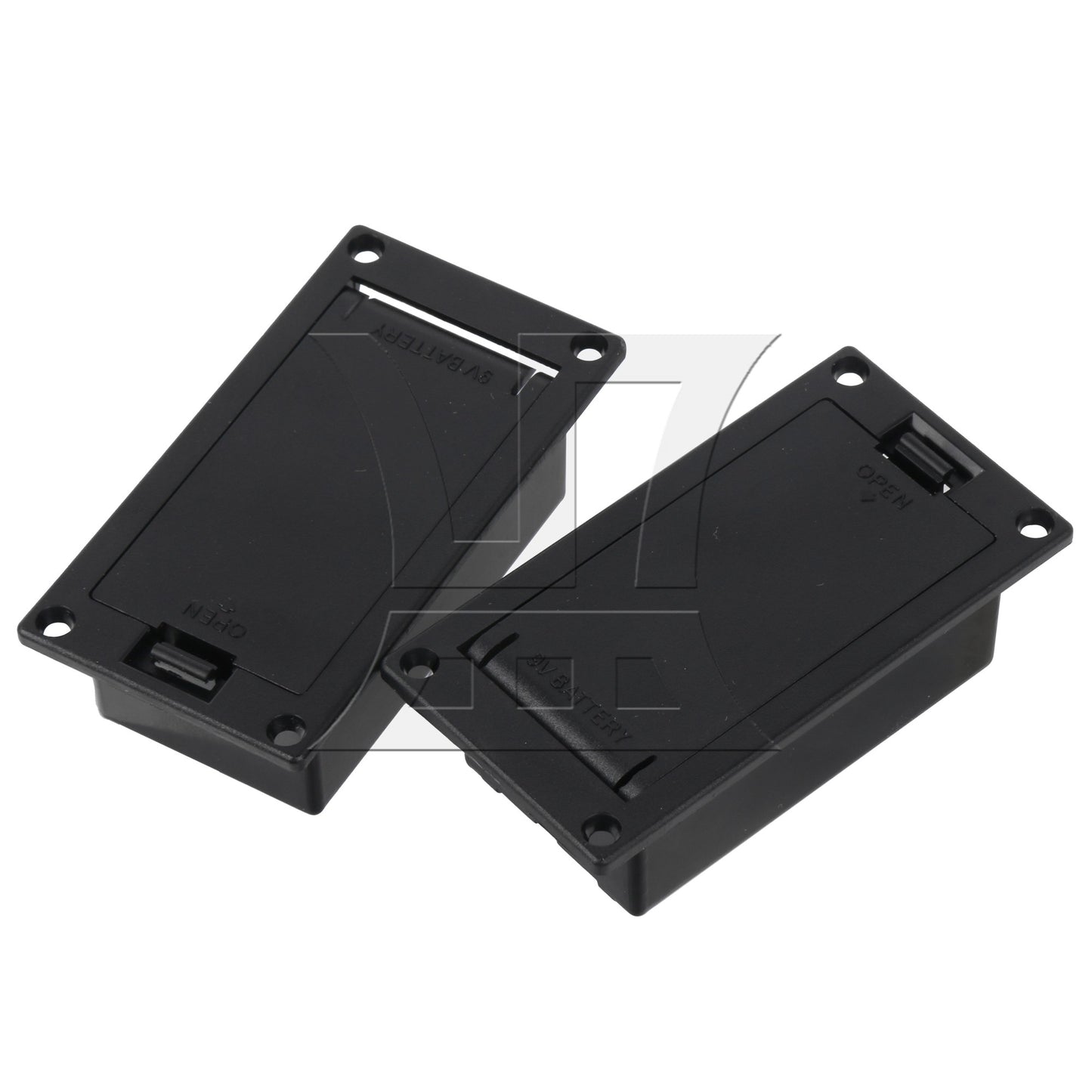 2Pcs 9V Case Box Compartment Cover For Guitar Bass