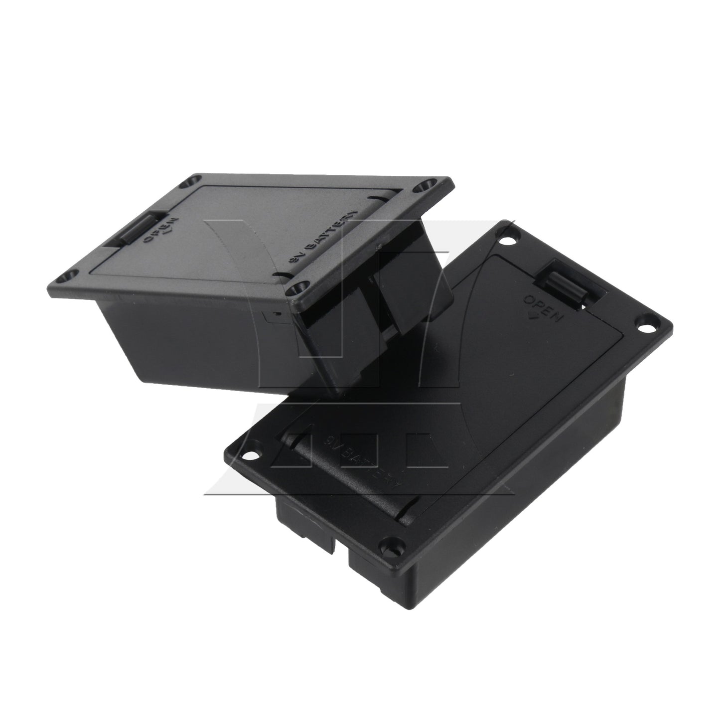 2Pcs 9V Case Box Compartment Cover For Guitar Bass