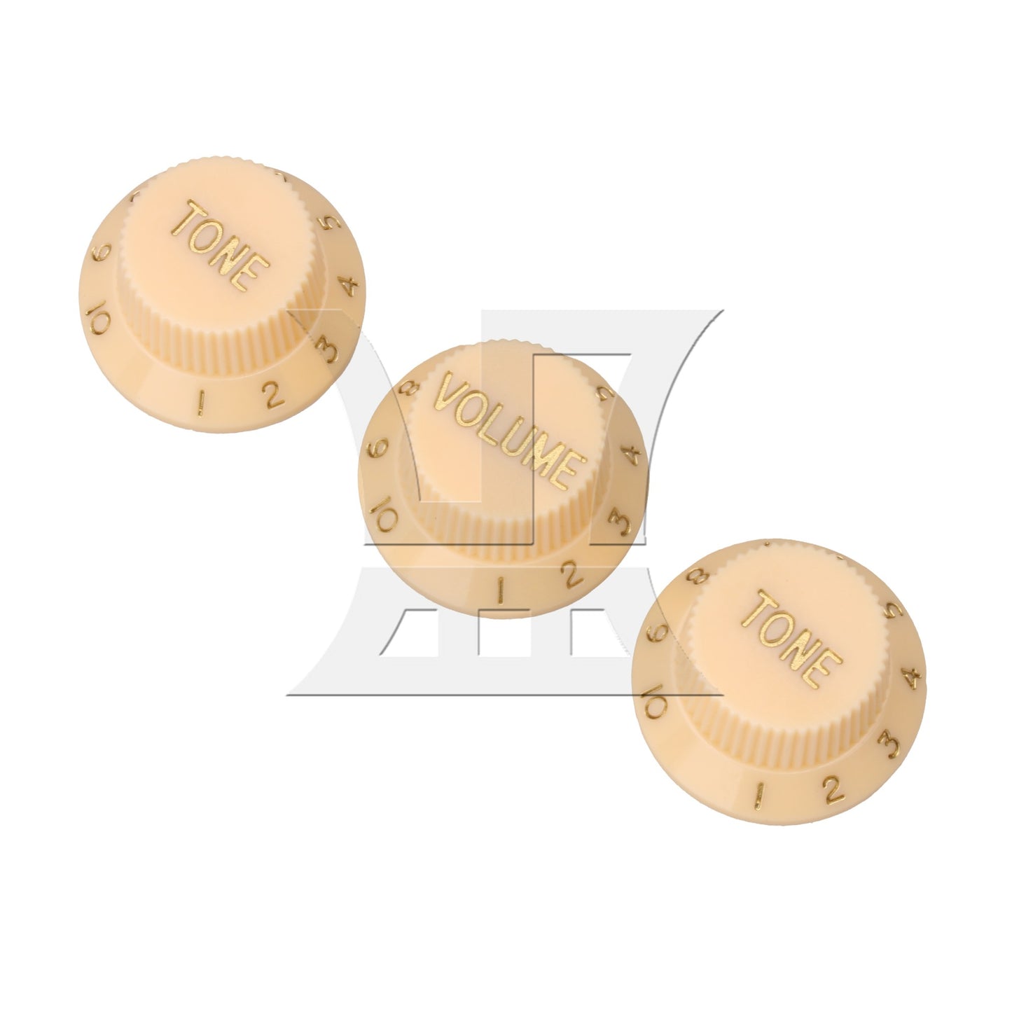 Cream Guitar Parts Set Switch tip Single coil Pickup Cover 1 volume 2 Tone Knobs