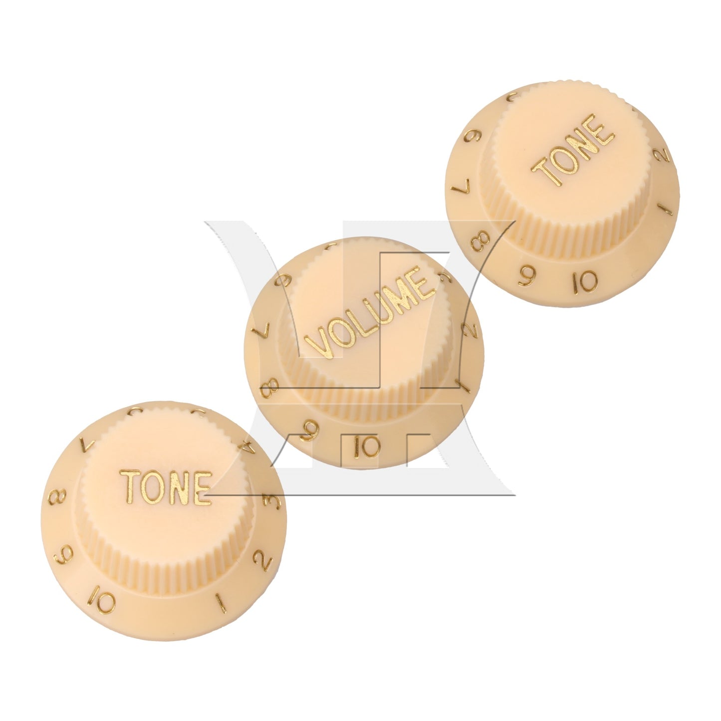 Cream Guitar Parts Set Switch tip Single coil Pickup Cover 1 volume 2 Tone Knobs
