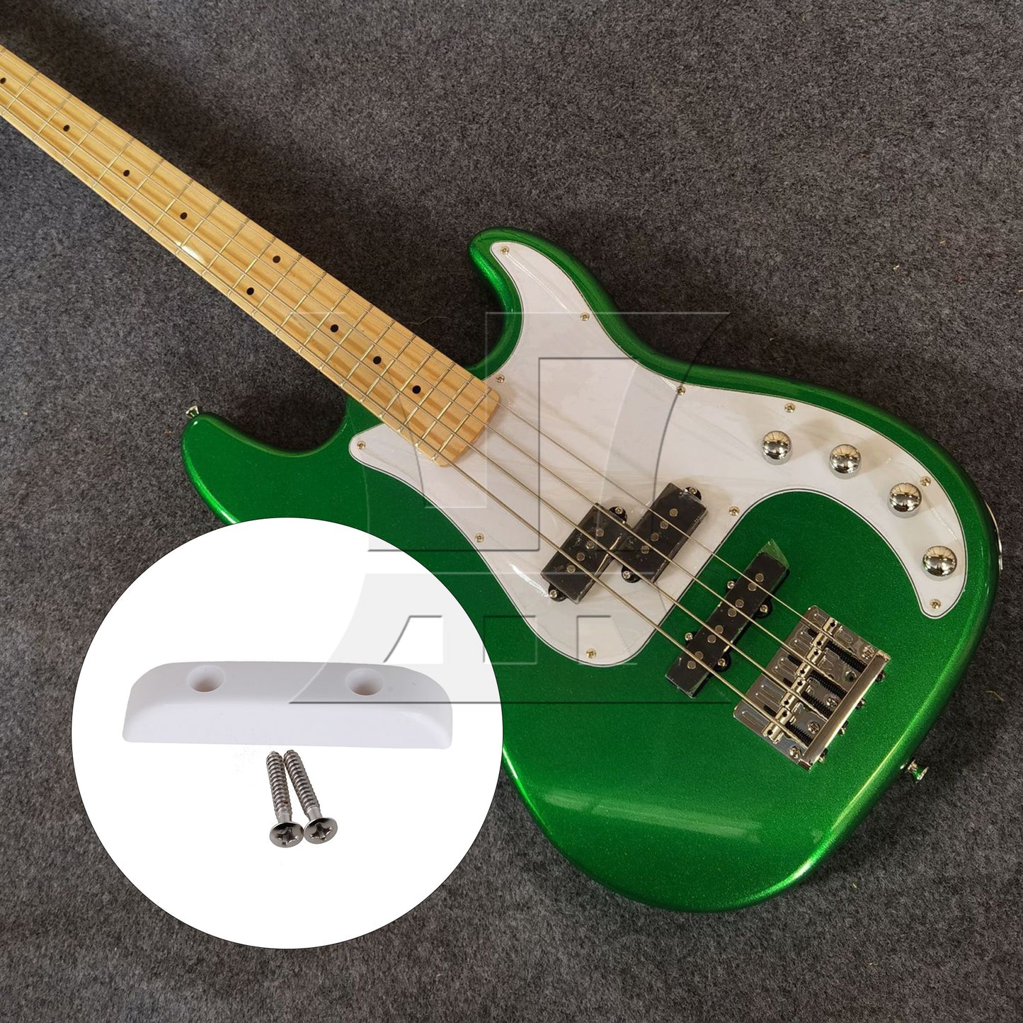 Lightweight Thumb Rest For PB Or JB Bass/Thumbrest White