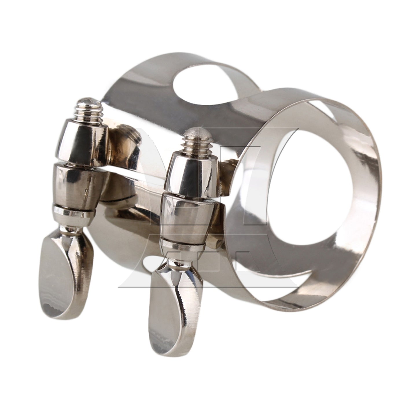 Nickel Plated Clarinet Double Screws Adjust Mouthpiece Ligature