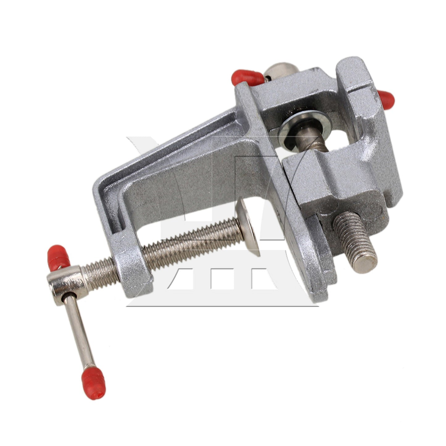 Mini Cast Bench Table Swivel Lock Clamp Vice Craft Hobby Vise Silver