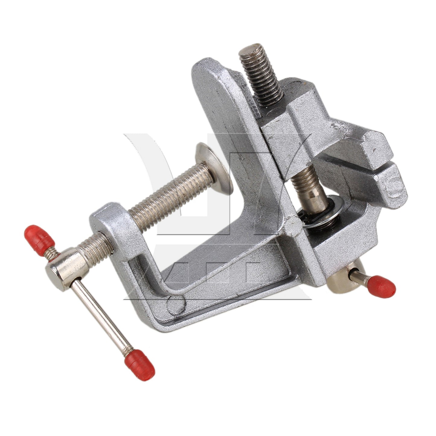 Mini Cast Bench Table Swivel Lock Clamp Vice Craft Hobby Vise Silver