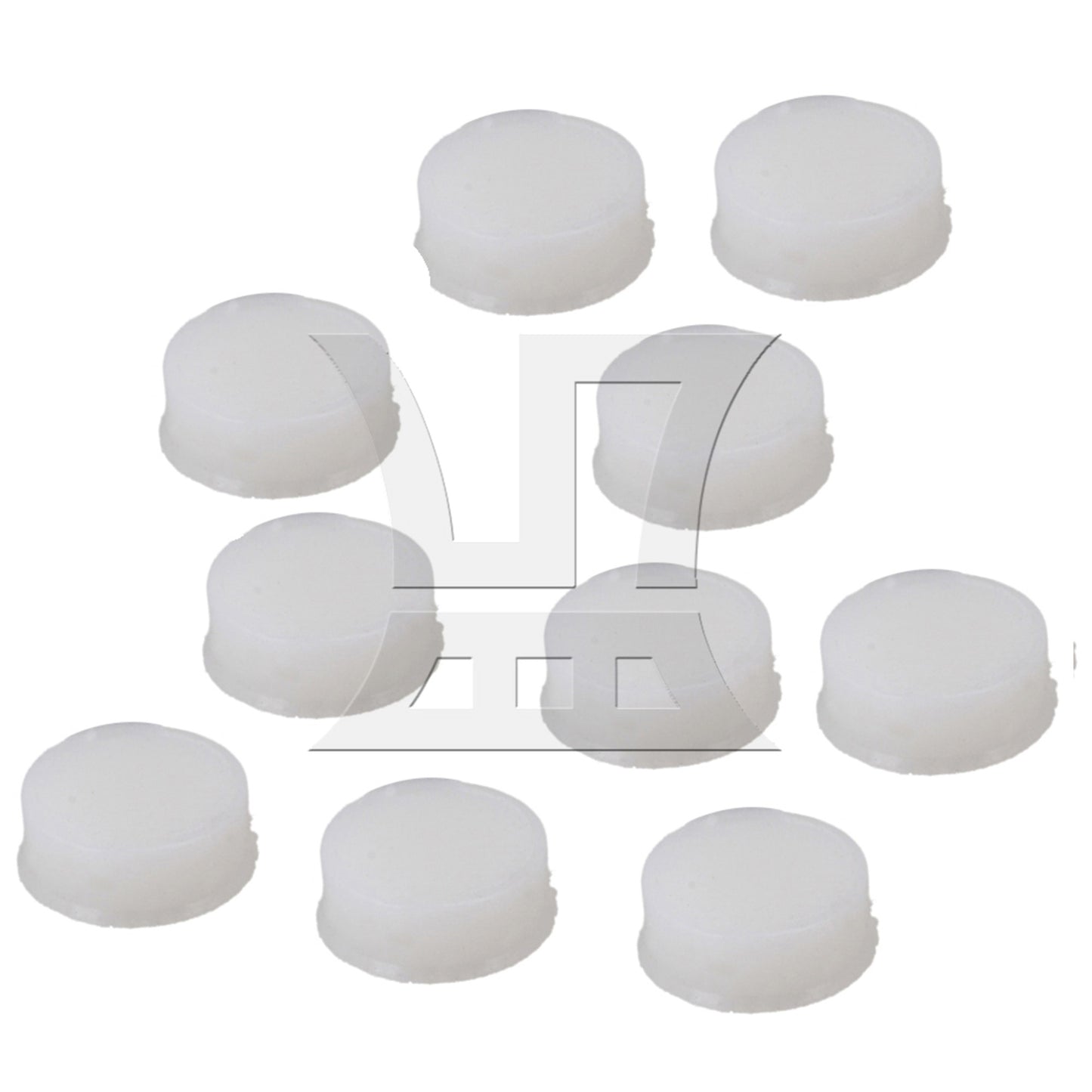 10pcs Flute Open Hole Plugs Silicone Flute Repair Parts Woodwind Parts