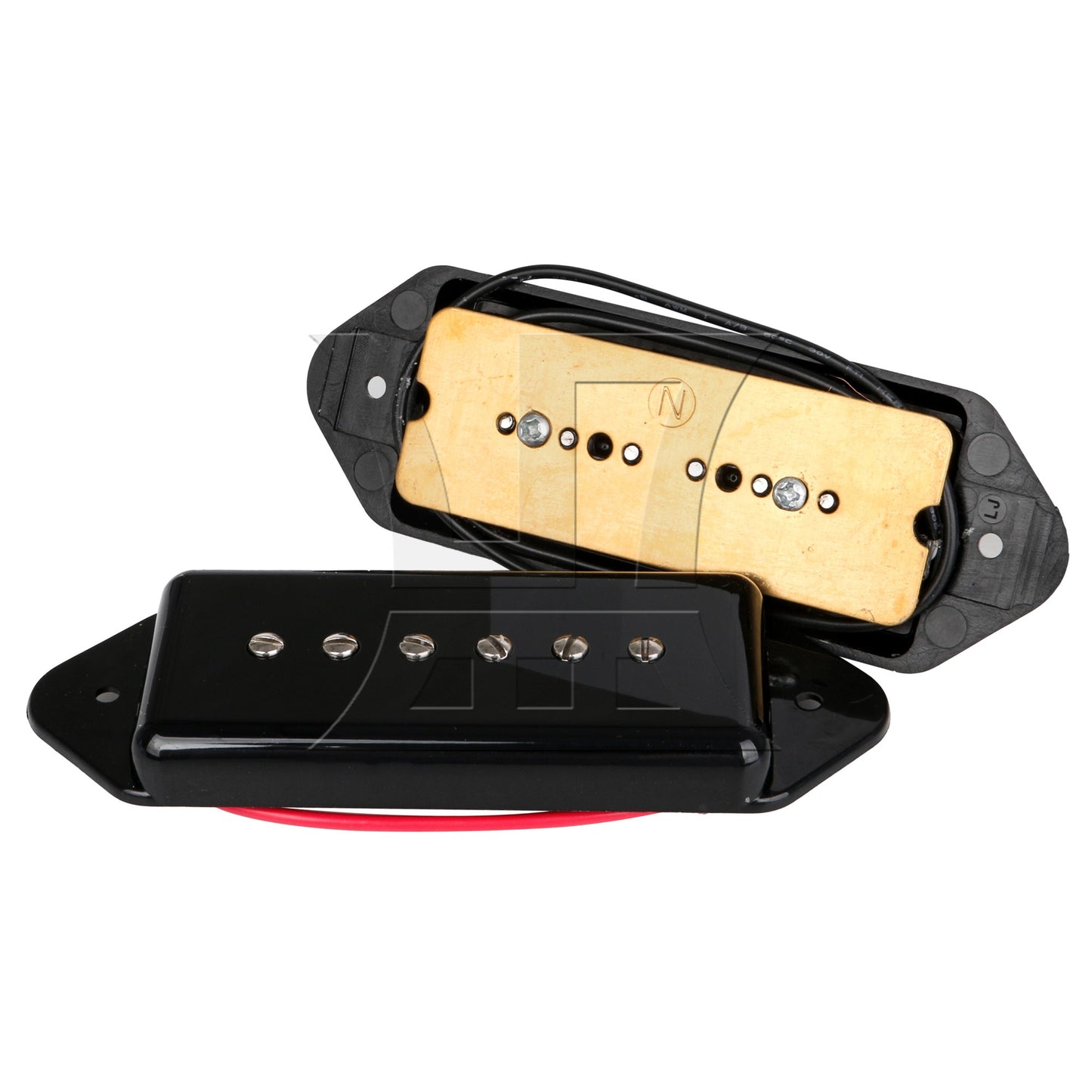 Vintage Ear Single Coil Guitar Pickup Set Ceramic Magnet Black Shell