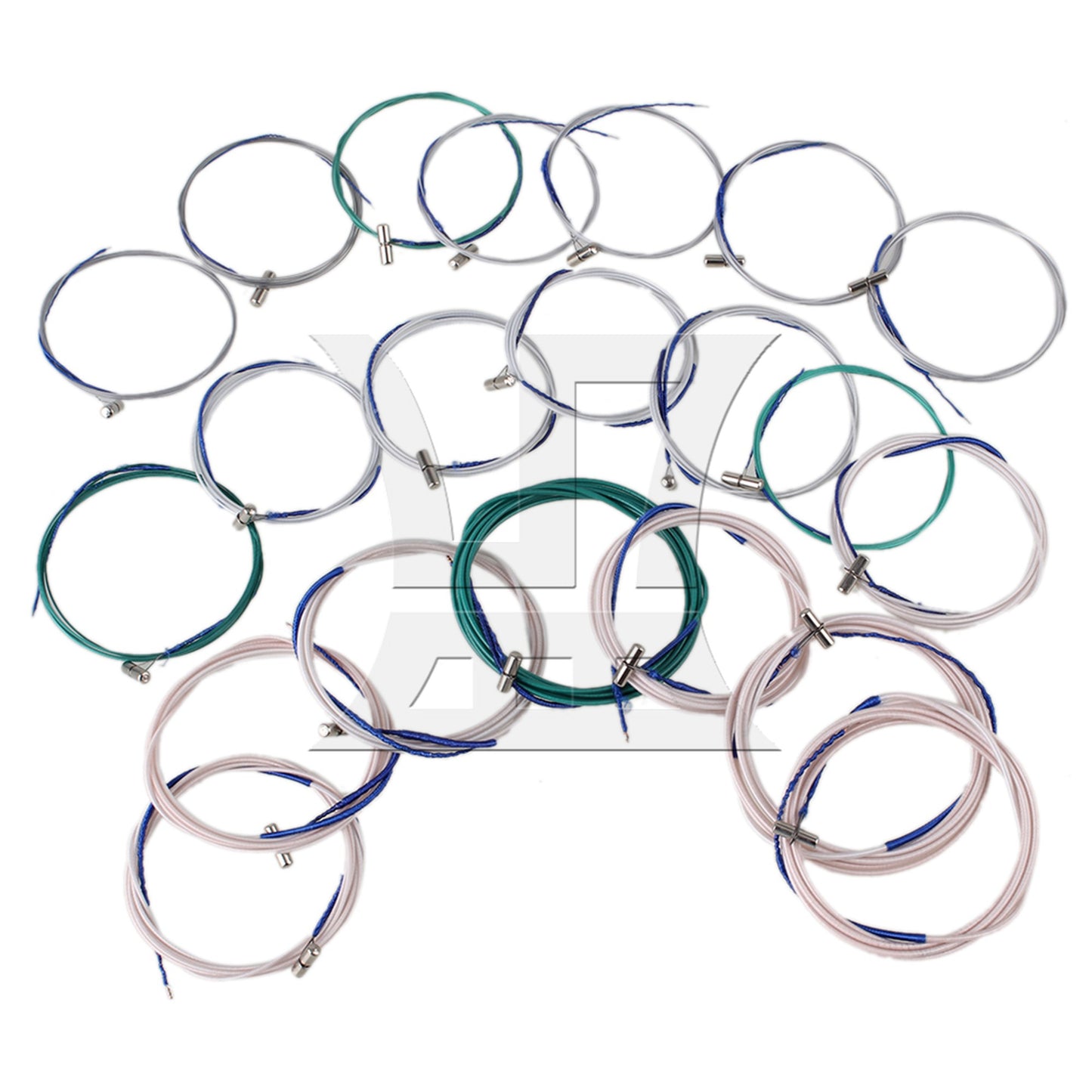 Professional Chinese Guzheng Strings Type Steel Wire(#1-#5) 5pcs