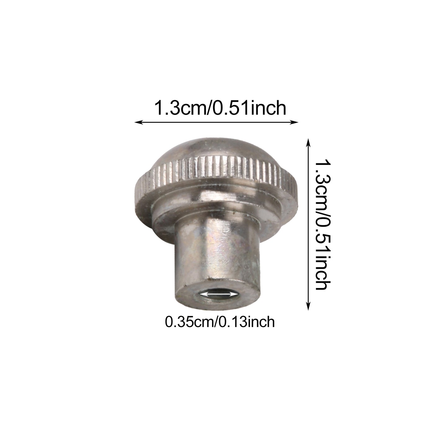 Universal Nickel Plated Piccolo Part Head Crown Headjoint Screw Cap Silver
