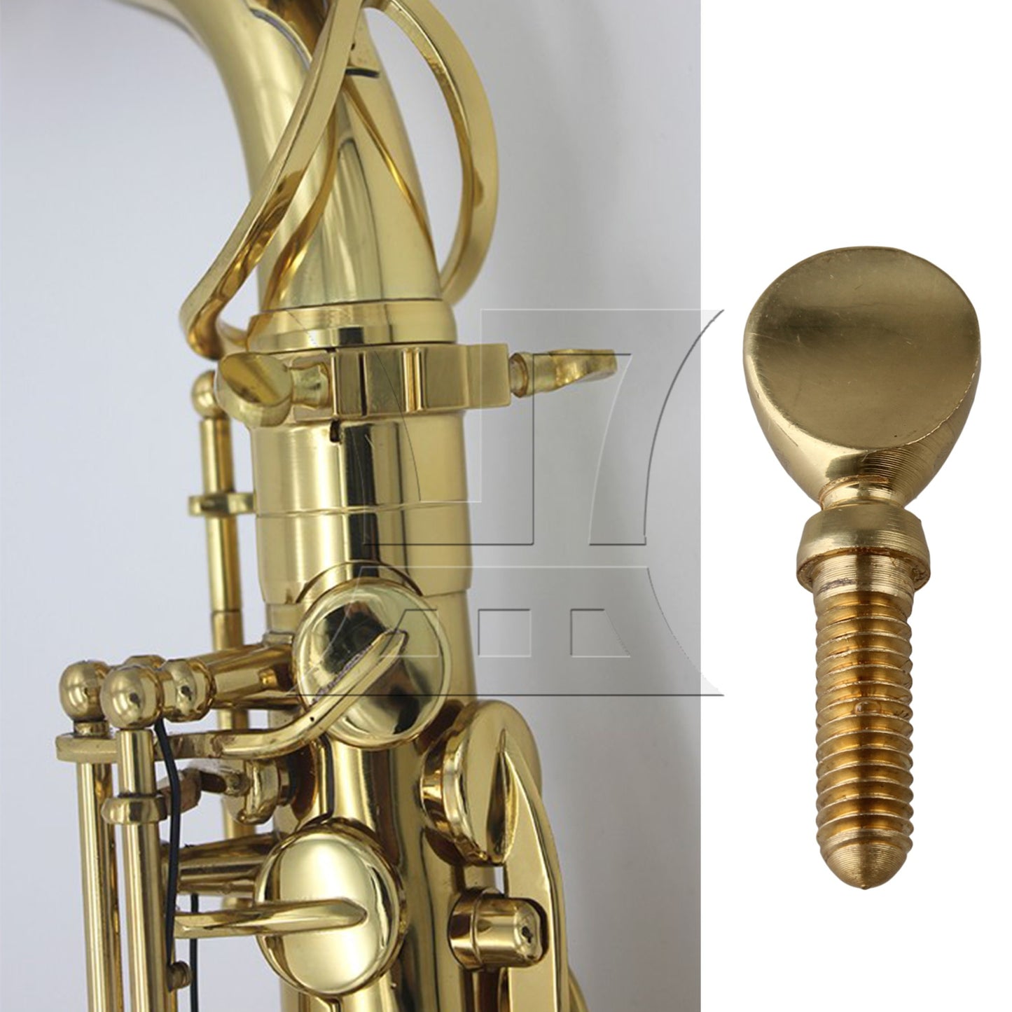 Golden Saxophone Neck Receiver Copper Tightening Screw Woodwind Instruments Part