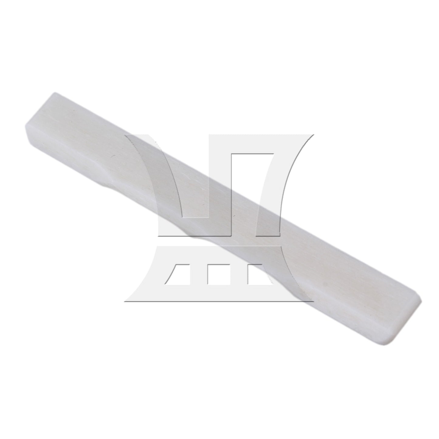 2pcs Real Natural Cattle Bone Ukulele Guitar Bridge Lower Saddle For 4 String