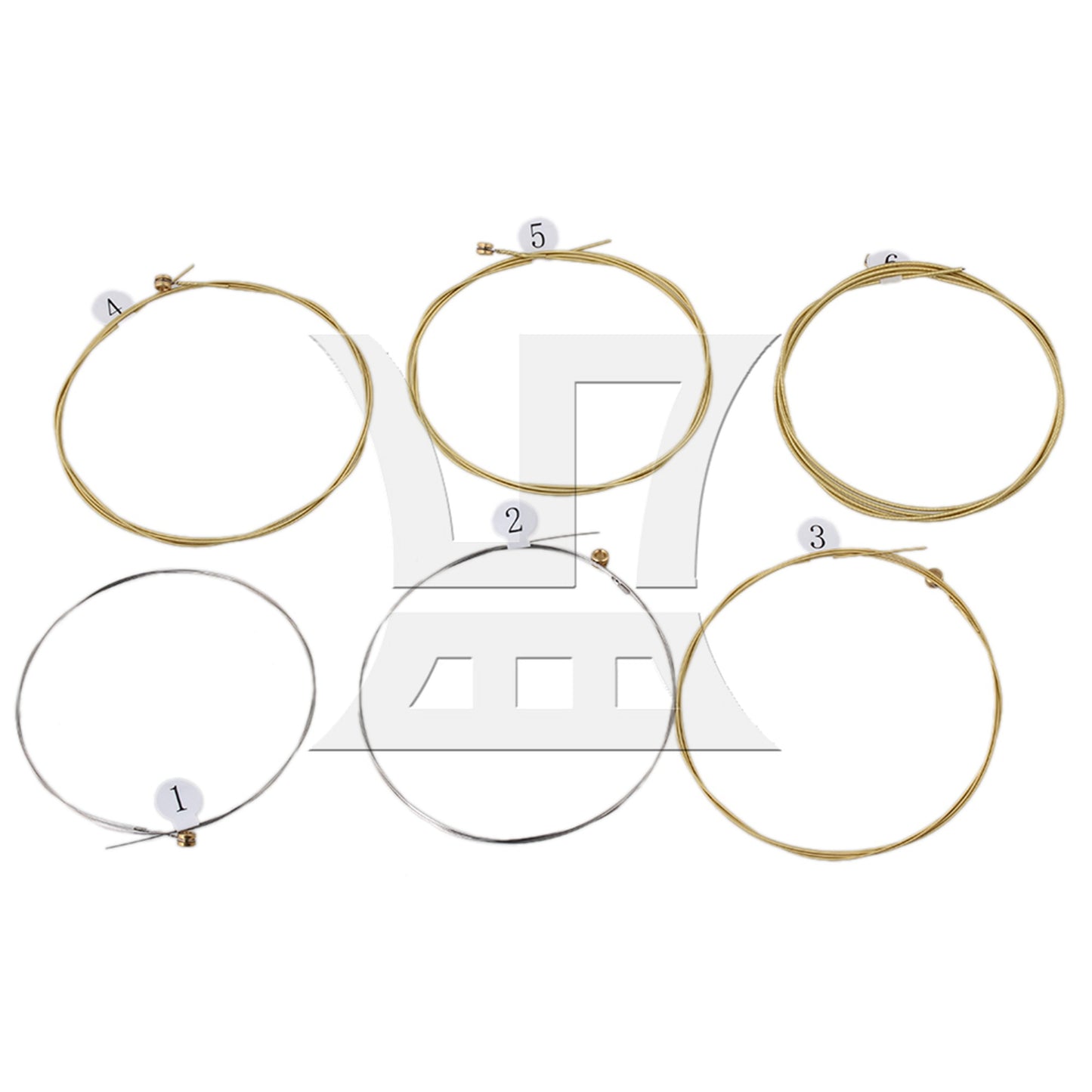 6pcs Super Slinky Guitar Strings Fret Wire For Acoustic Guitar 012-053 CA60-M