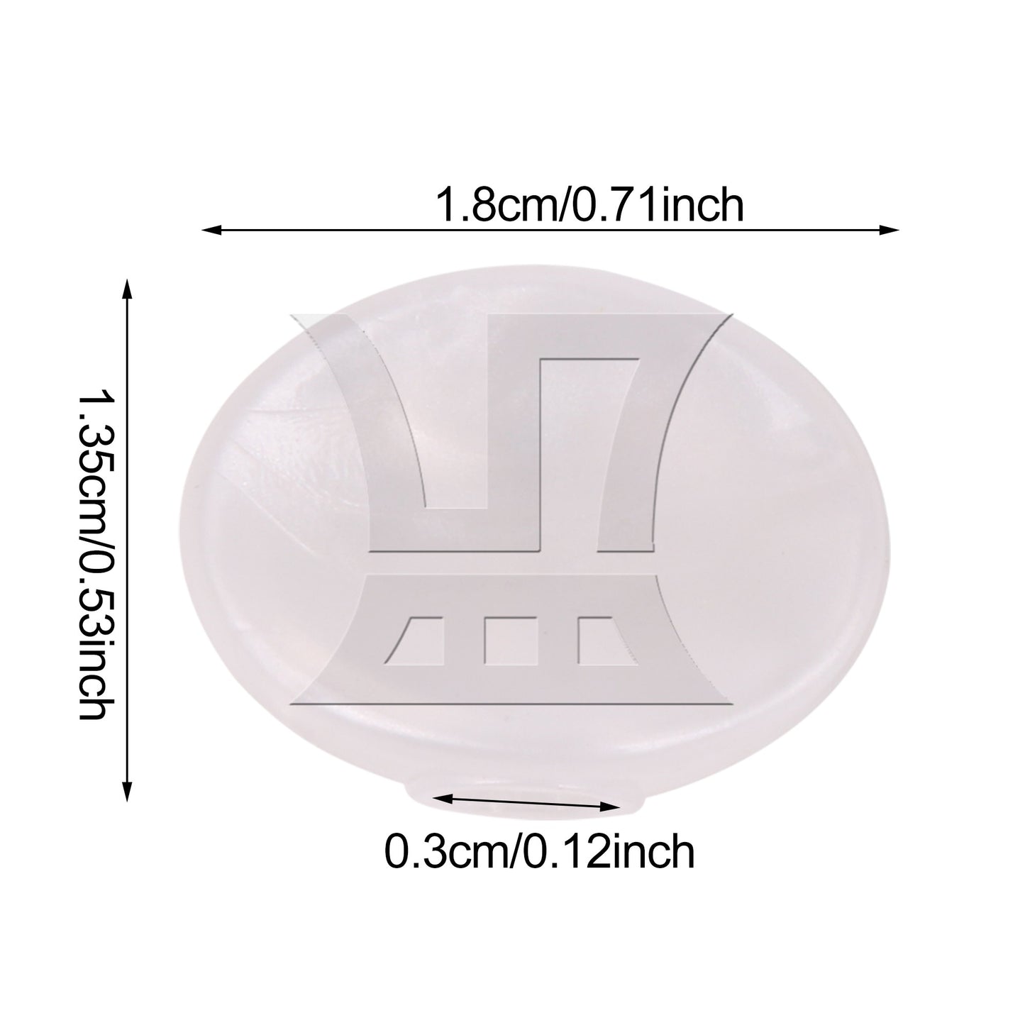 Oval Shape White Guitar Plastic String Tuning Pegs Tuners Machine Heads Set of 6