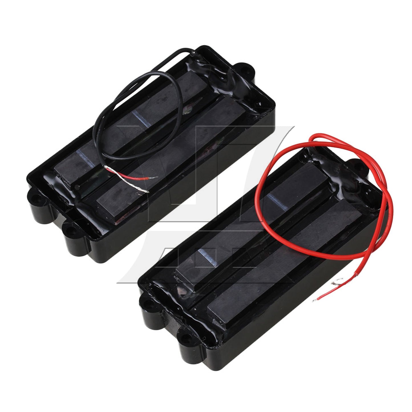 2pcs 5 String Bass Guitar Pickup Humbucker For M Bass Replacement