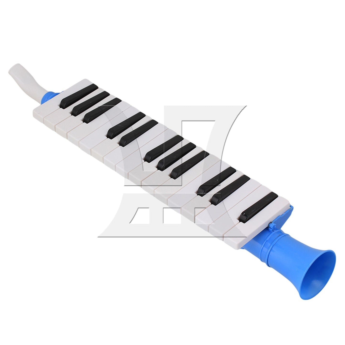 Blue Lightweight 27 Keys Note Melodica Wind Piano Mouth Organ Plastic BQLZR